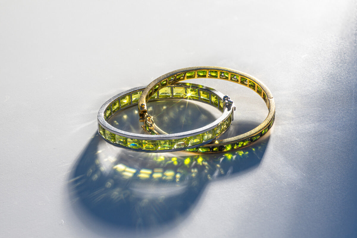peridot jewelry collection german kabirski