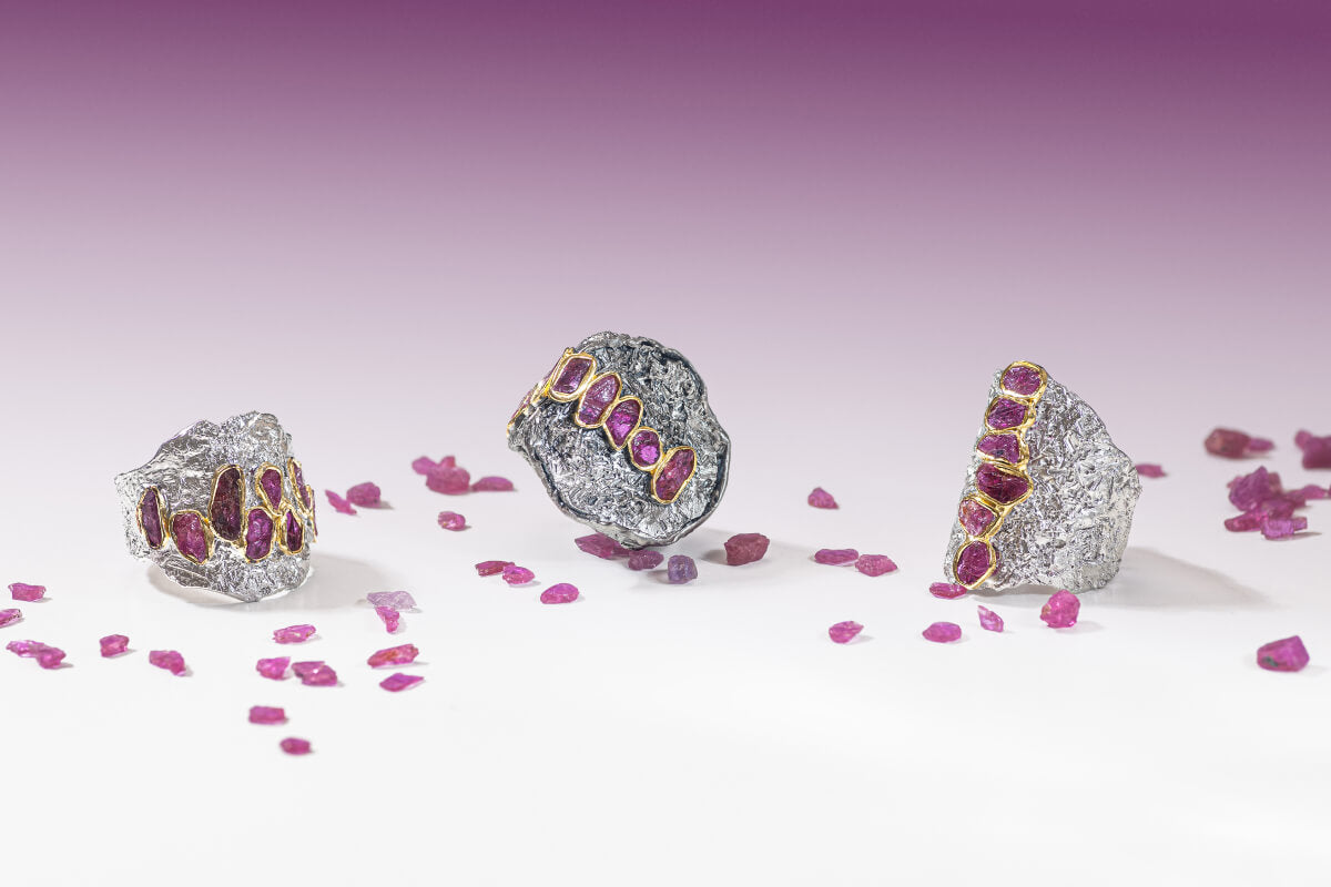 pink sapphire jewelry collection german kabirski
