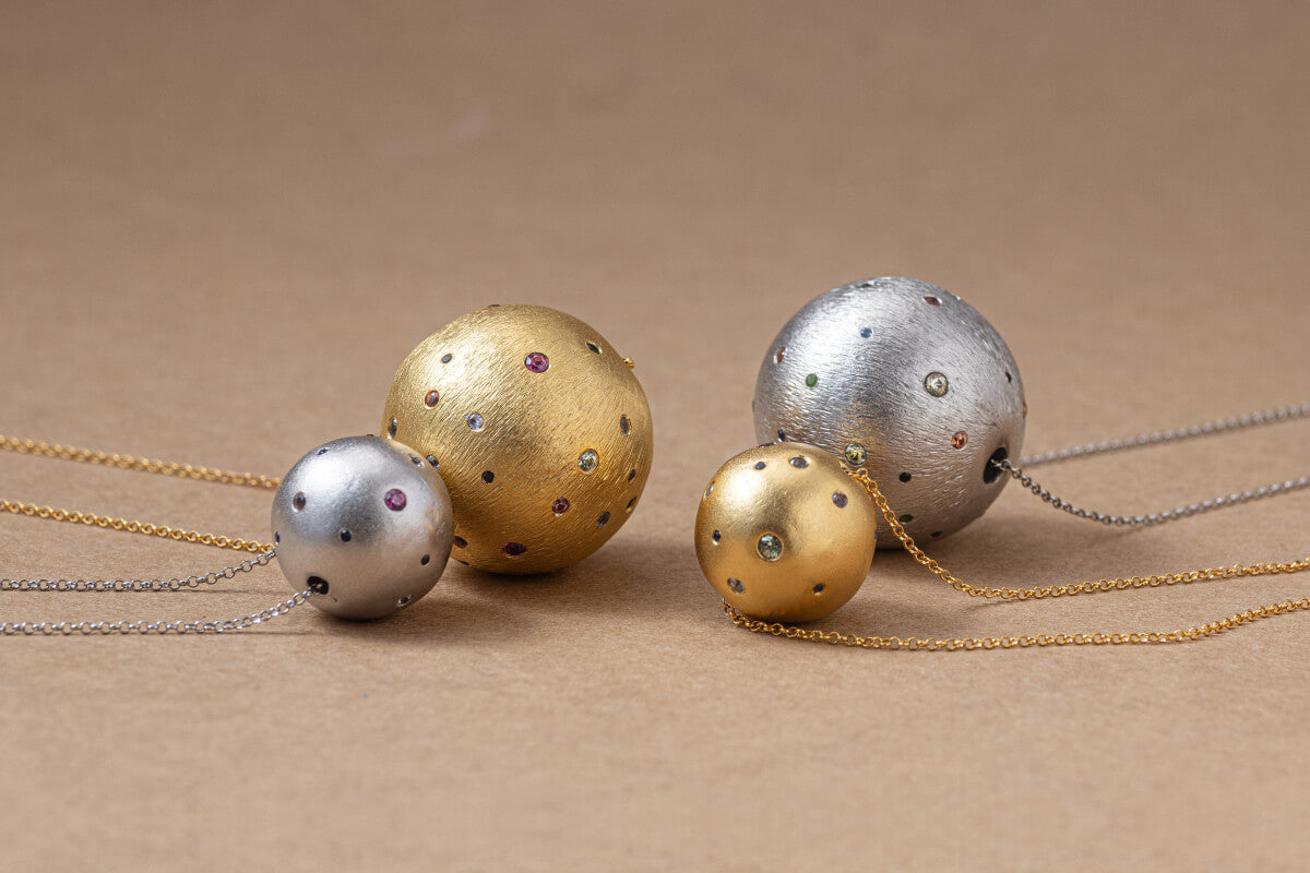 silver necklaces
