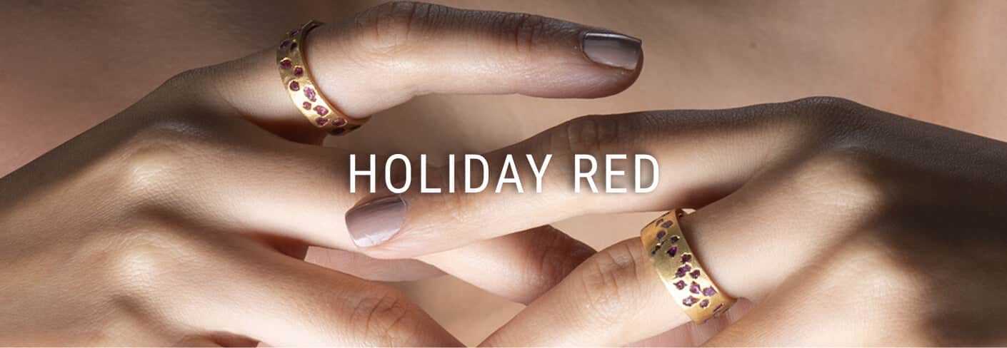 holiday red jewelry