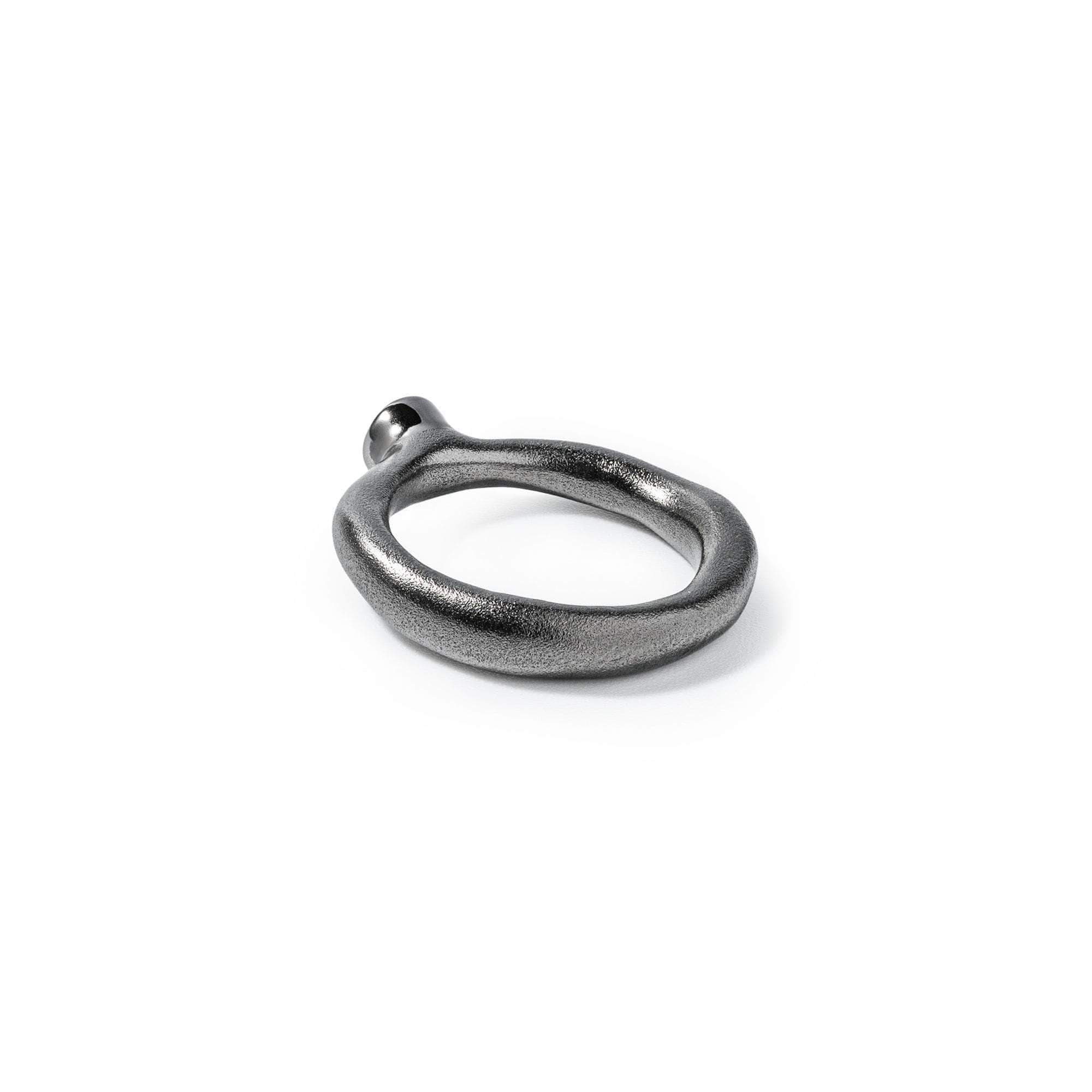 Thalia Peridot Ring (Black Ruthenium) GERMAN KABIRSKI