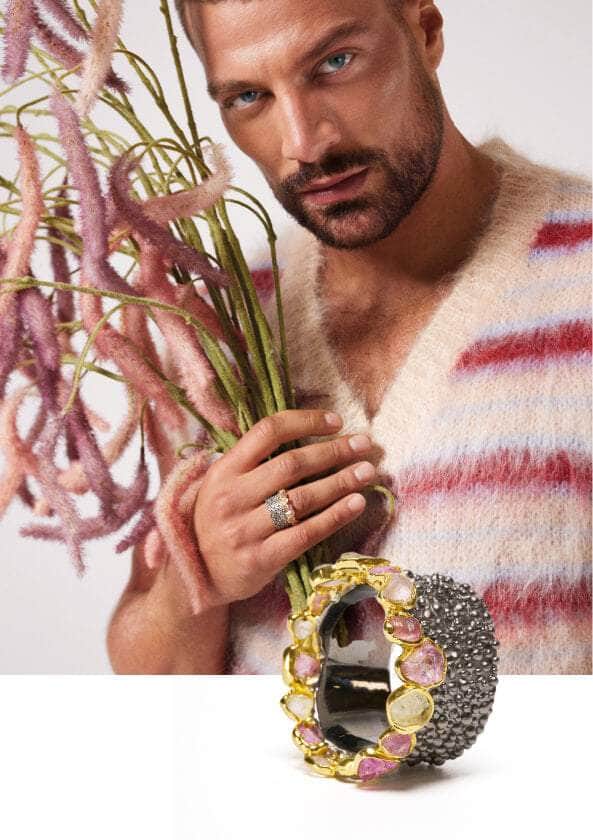 wearing German Kabirski Jewelry