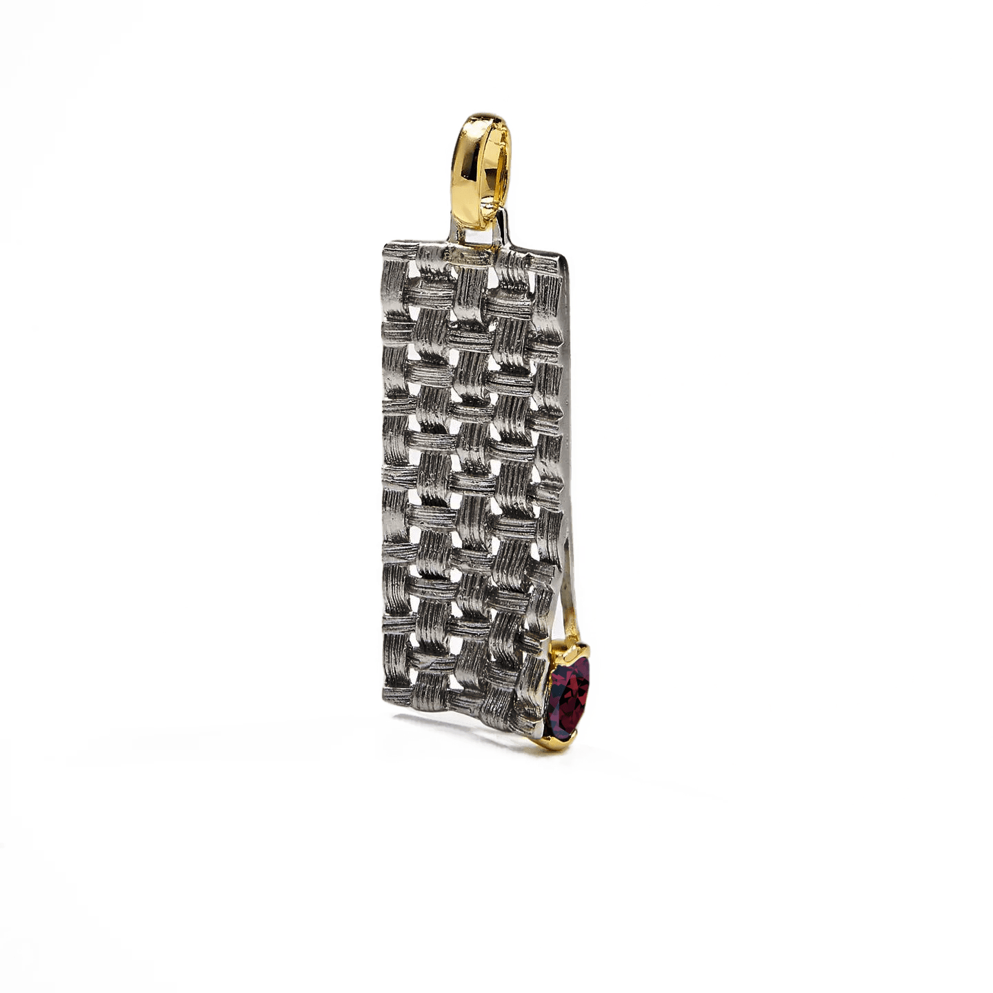 Accalia Pendant Personalized & Co-Designed with Custom Options: Sapphire, Rhodolite, Chrome Diopside, Peridot, Garnet, Citrine, White or Black Rhodium, Gold