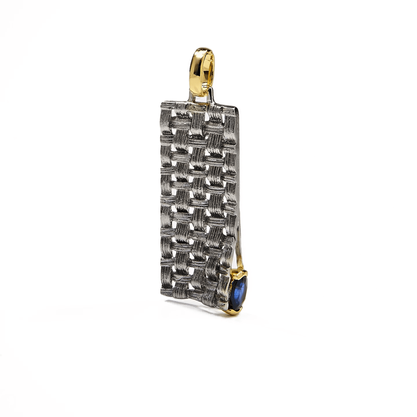 Accalia Pendant Personalized & Co-Designed with Custom Options: Sapphire, Rhodolite, Chrome Diopside, Peridot, Garnet, Citrine, White or Black Rhodium, Gold