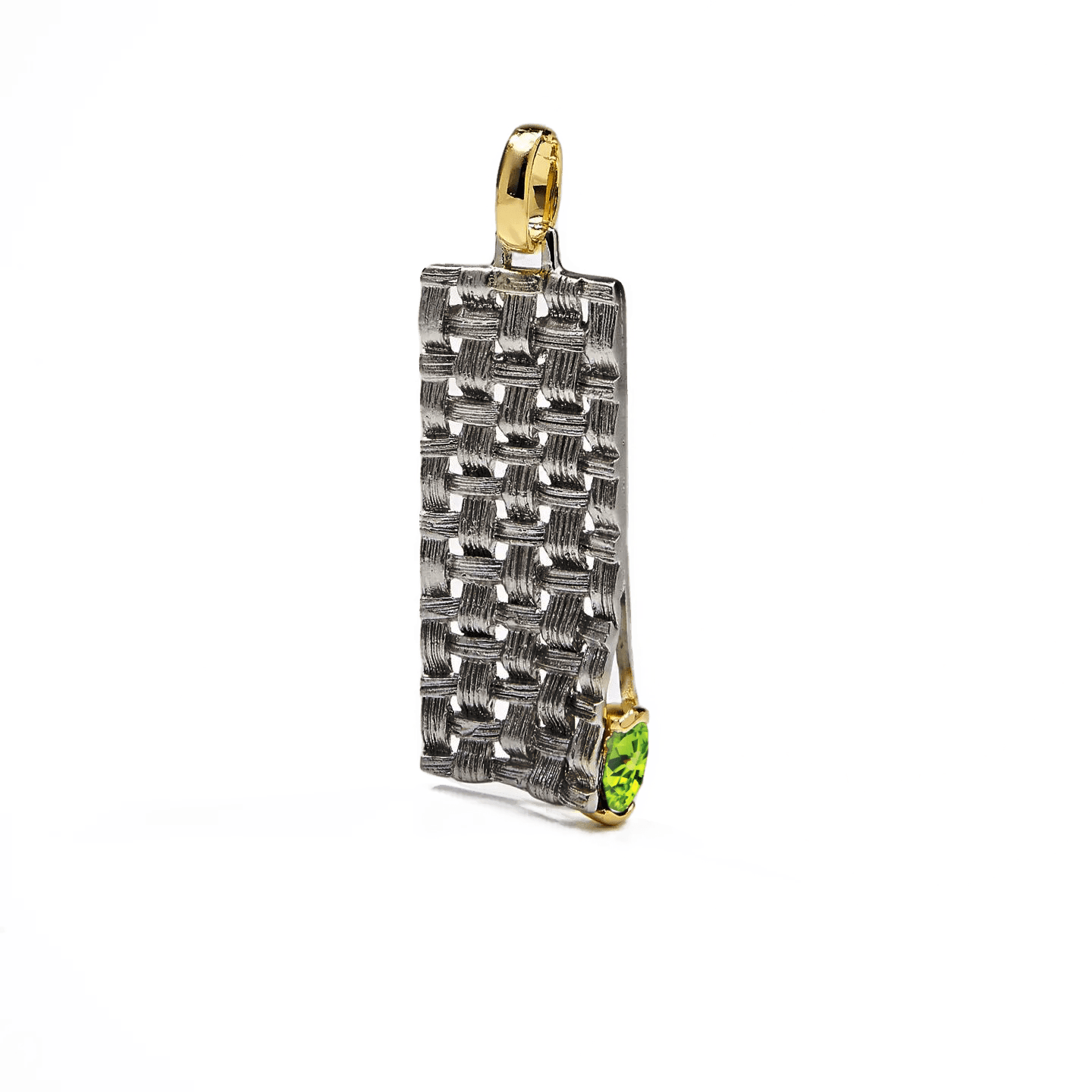 Accalia Pendant Personalized & Co-Designed with Custom Options: Sapphire, Rhodolite, Chrome Diopside, Peridot, Garnet, Citrine, White or Black Rhodium, Gold