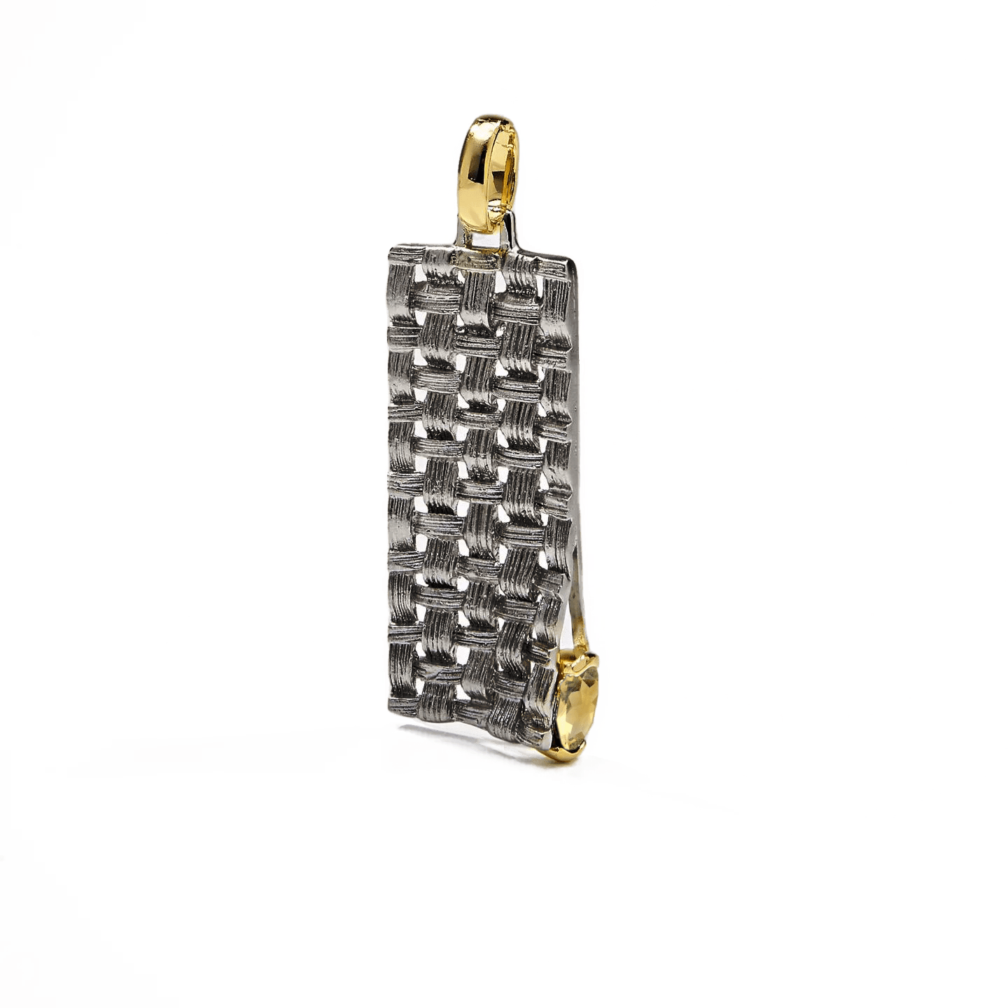 Accalia Pendant Personalized & Co-Designed with Custom Options: Sapphire, Rhodolite, Chrome Diopside, Peridot, Garnet, Citrine, White or Black Rhodium, Gold