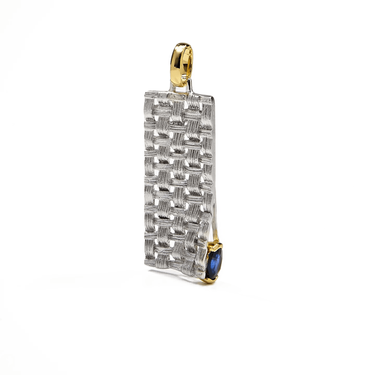 Accalia Pendant Personalized & Co-Designed with Custom Options: Sapphire, Rhodolite, Chrome Diopside, Peridot, Garnet, Citrine, White or Black Rhodium, Gold