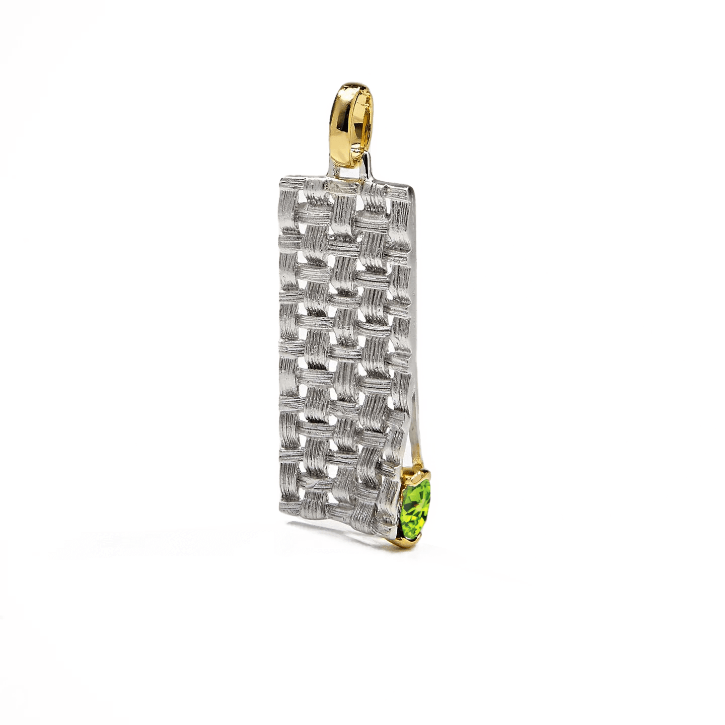 Accalia Pendant Personalized & Co-Designed with Custom Options: Sapphire, Rhodolite, Chrome Diopside, Peridot, Garnet, Citrine, White or Black Rhodium, Gold