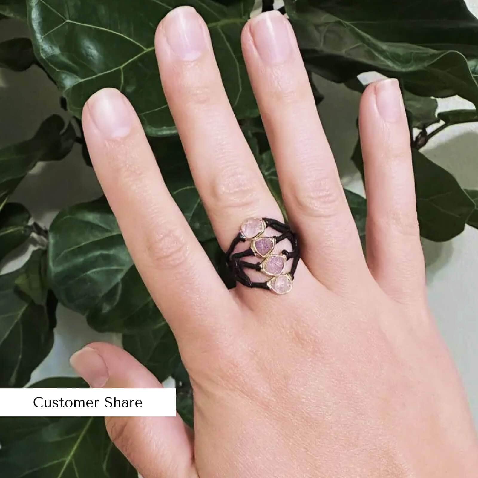 Damid Mixed Stones Ring