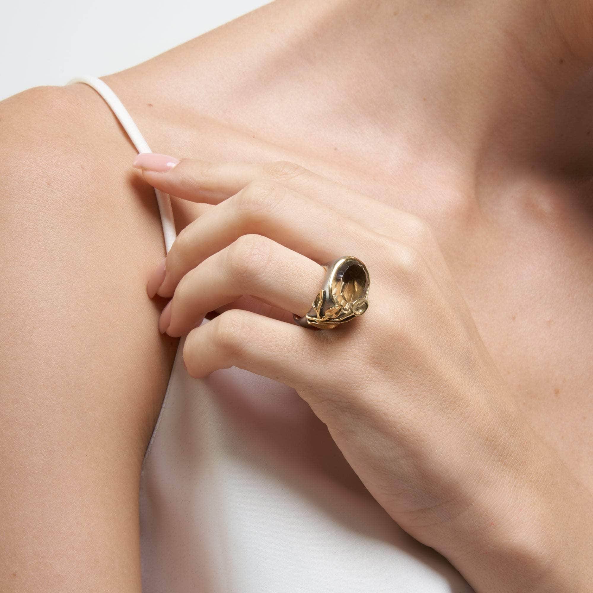 Coyt Green Amethyst Ring GERMAN KABIRSKI