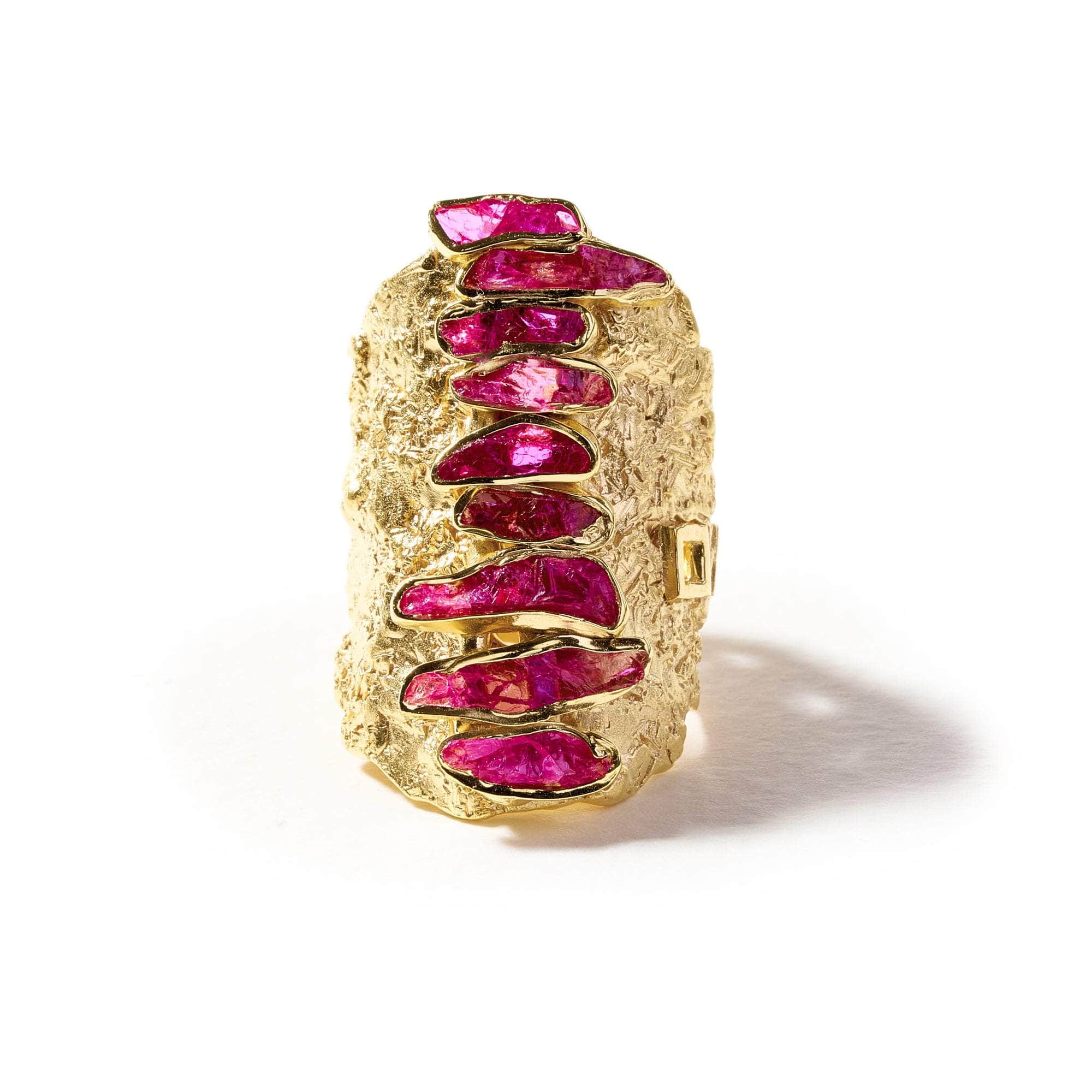Earlyn Rough Ruby Ring GERMAN KABIRSKI