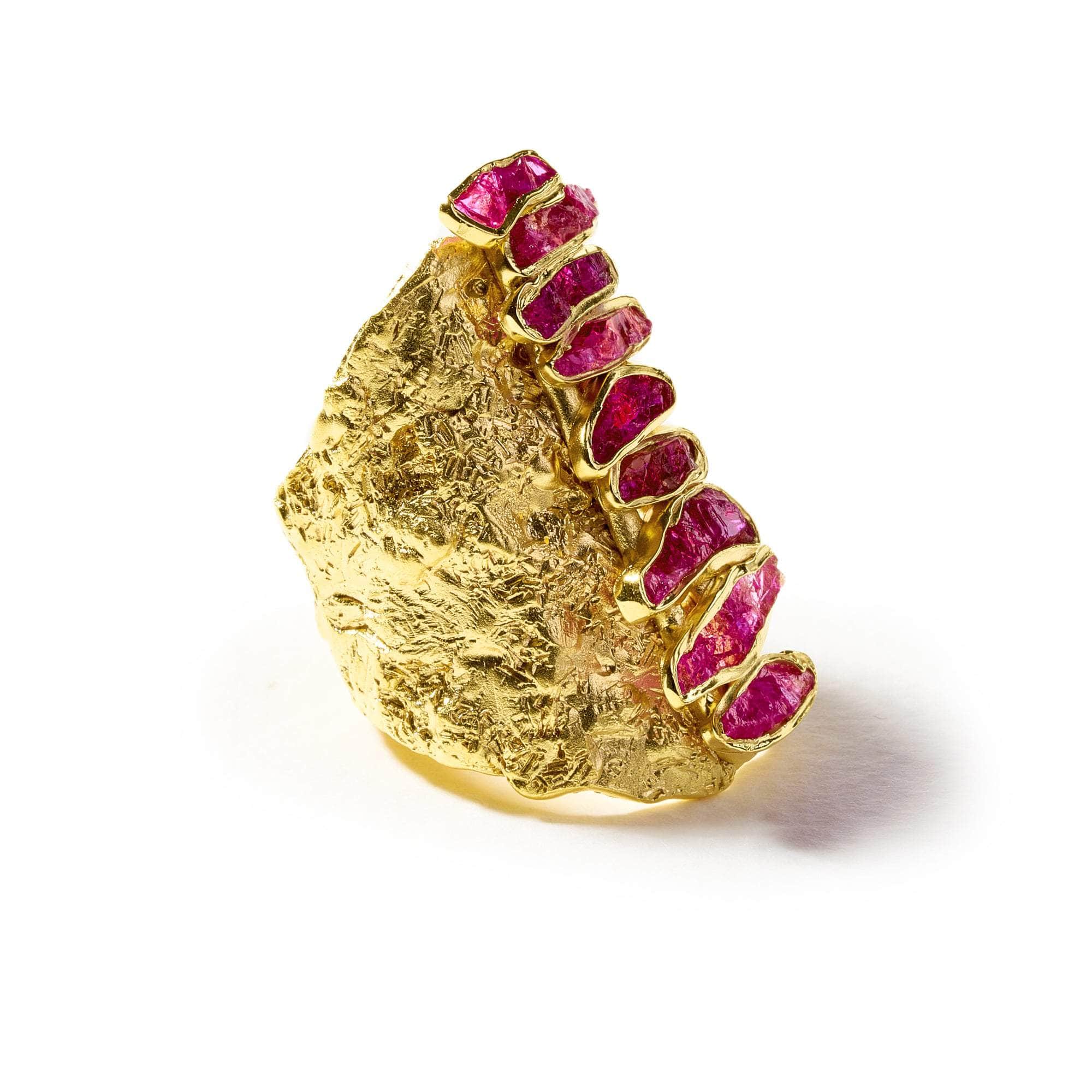 Earlyn Rough Ruby Ring GERMAN KABIRSKI