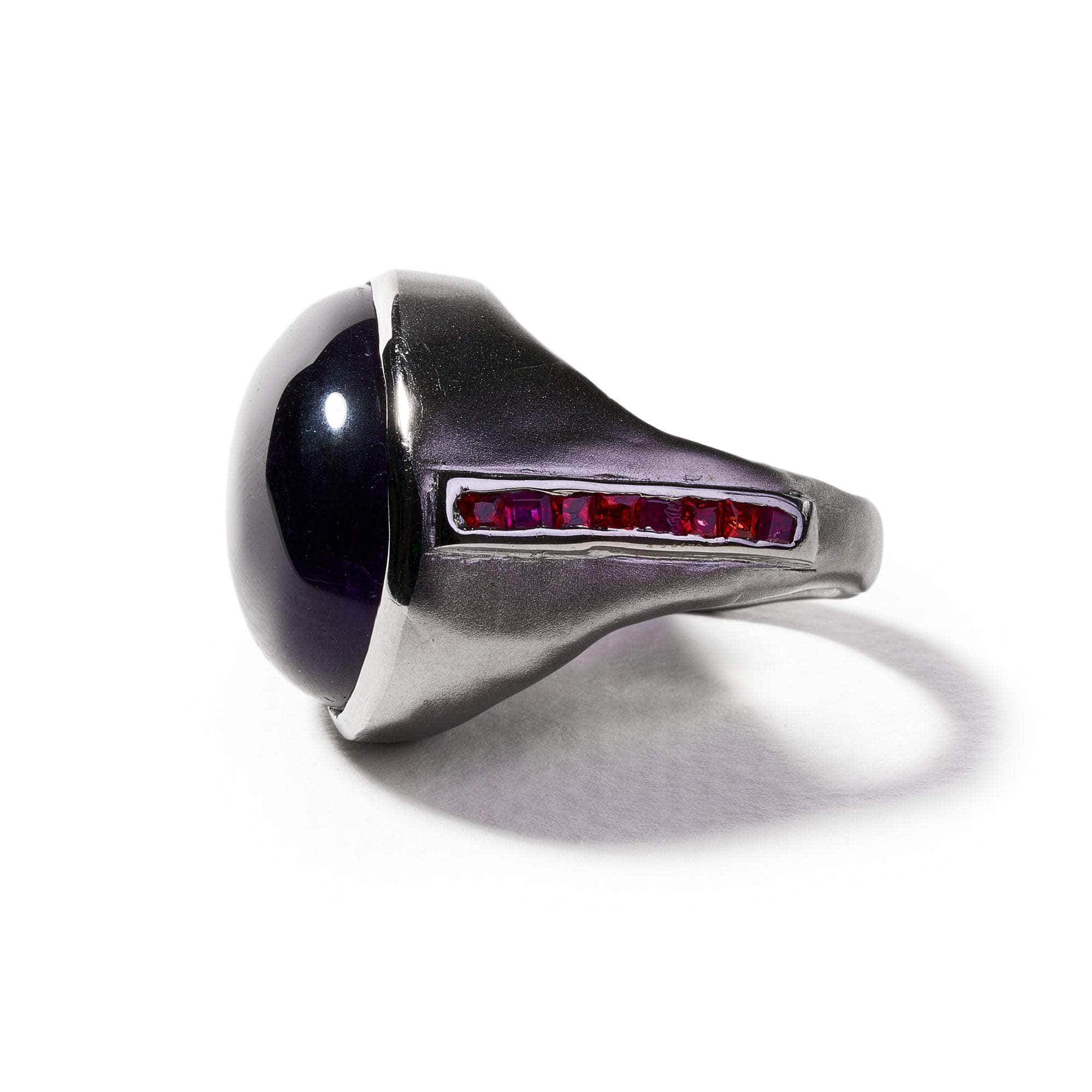 Northe Amethyst and Ruby Ring GERMAN KABIRSKI