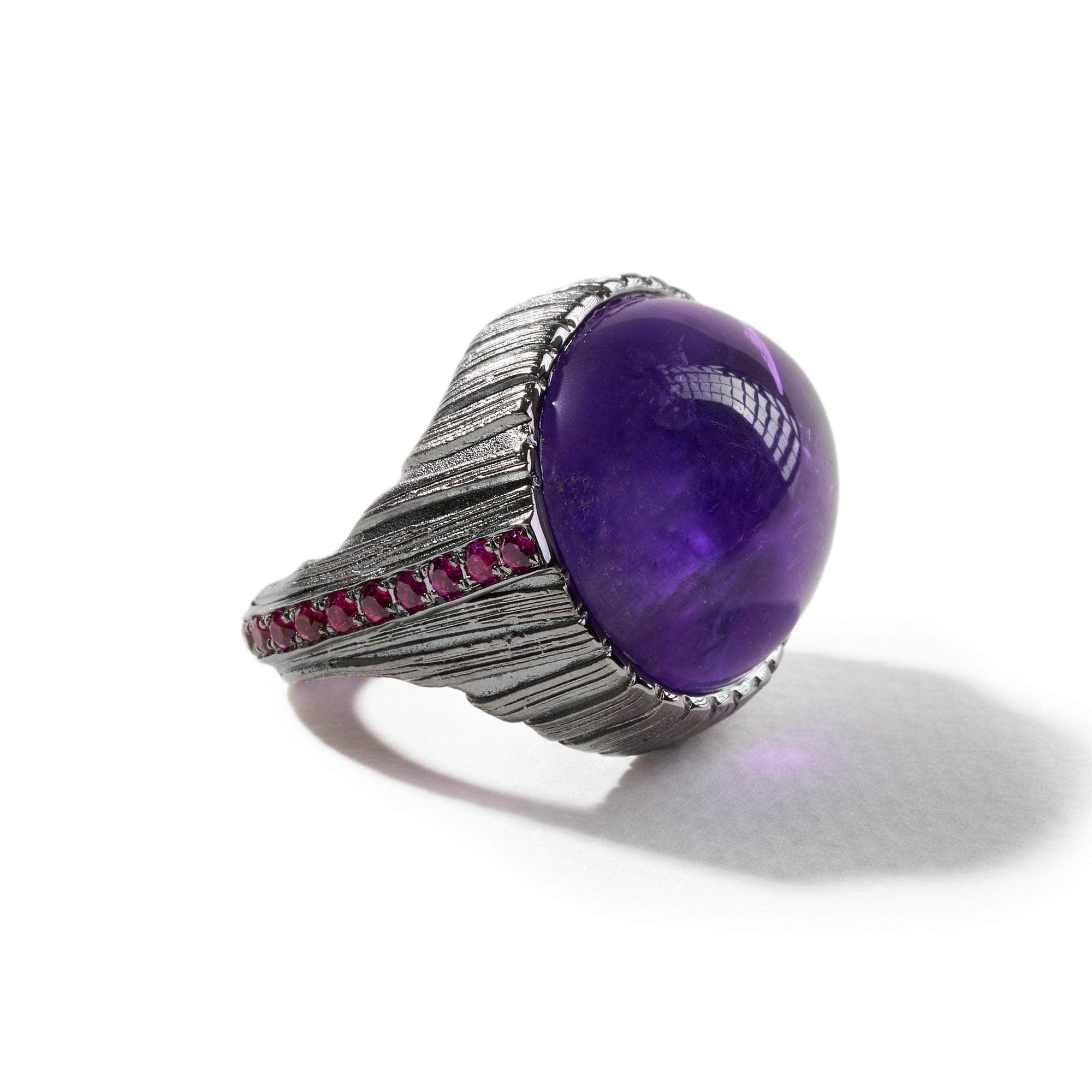 Setum Amethyst and Rhodolite Ring GERMAN KABIRSKI