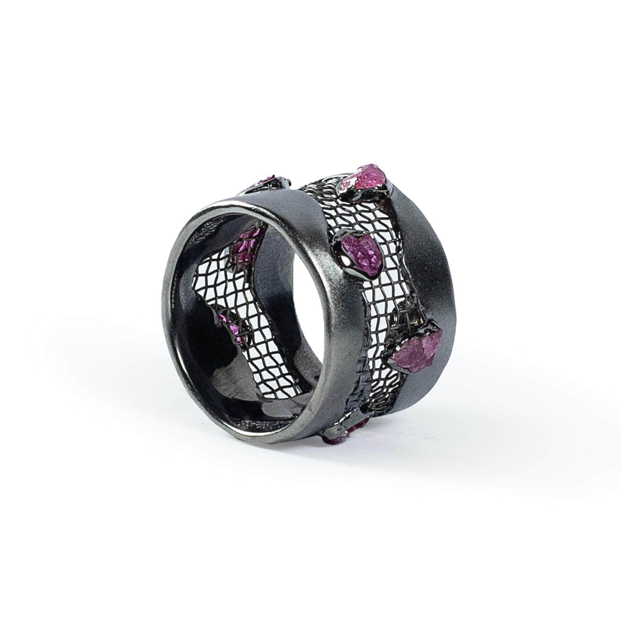 Manit Rough Ruby Ring