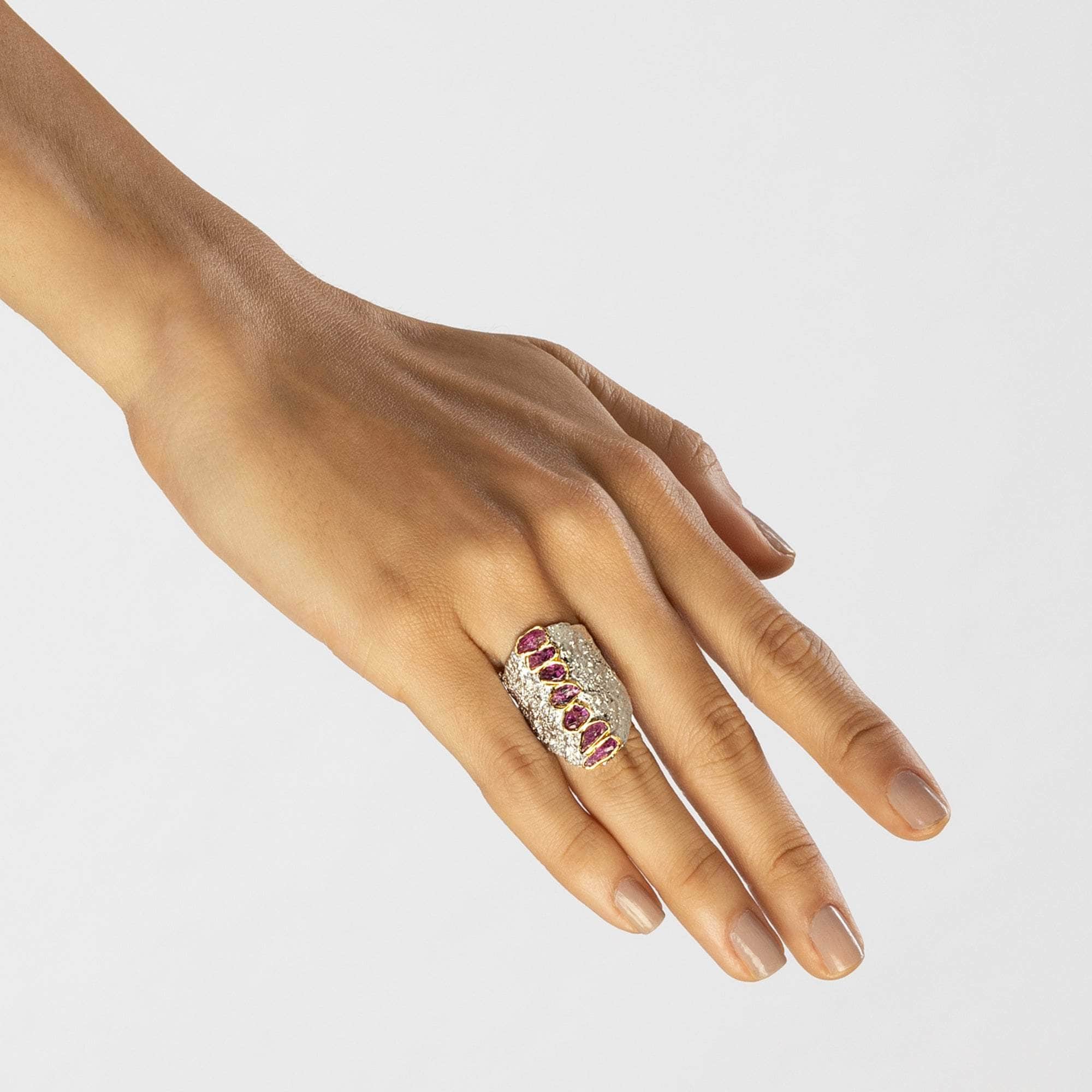 Olorun Rough Ruby Ring