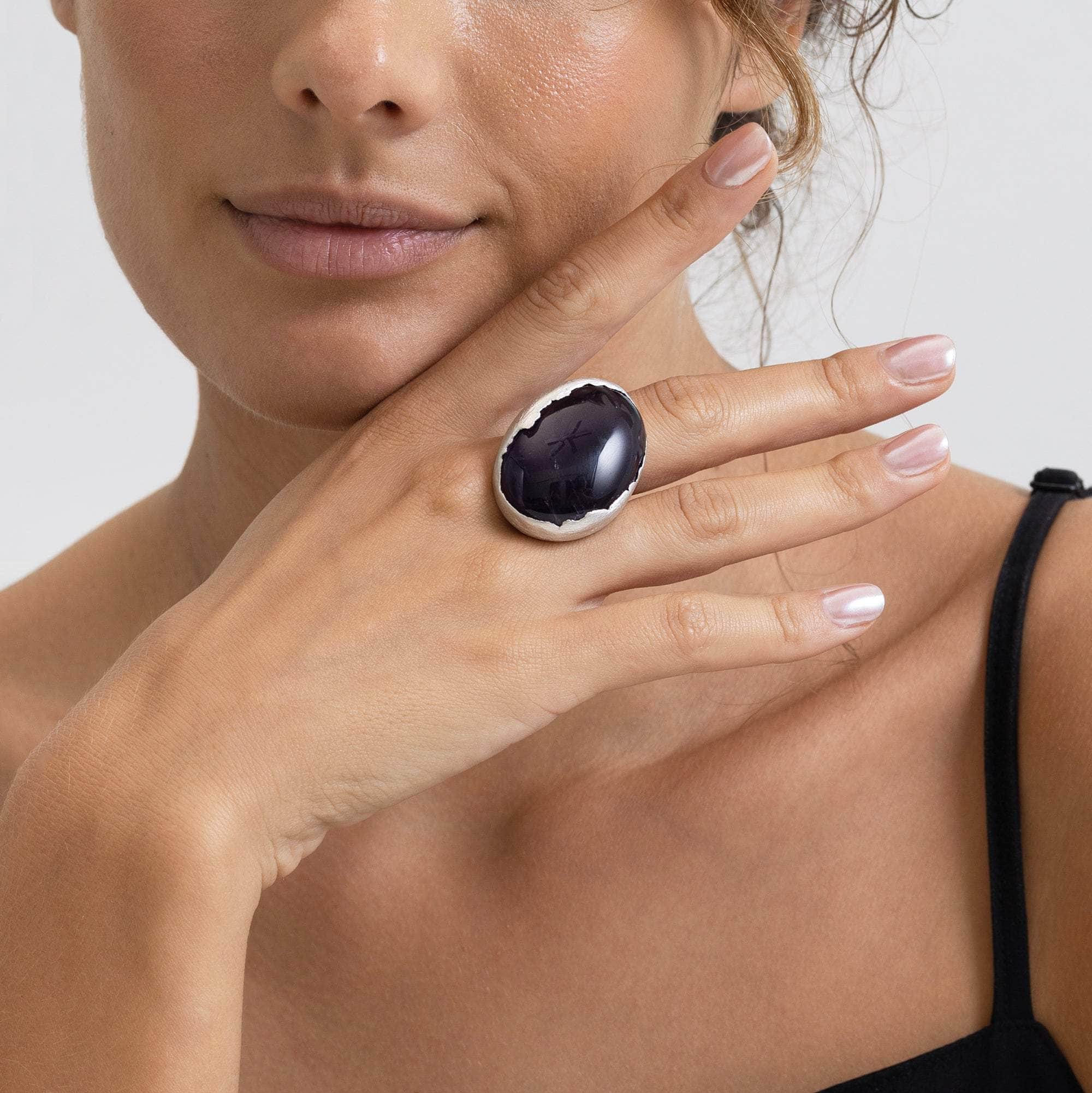 Shiraz Amethyst Ring