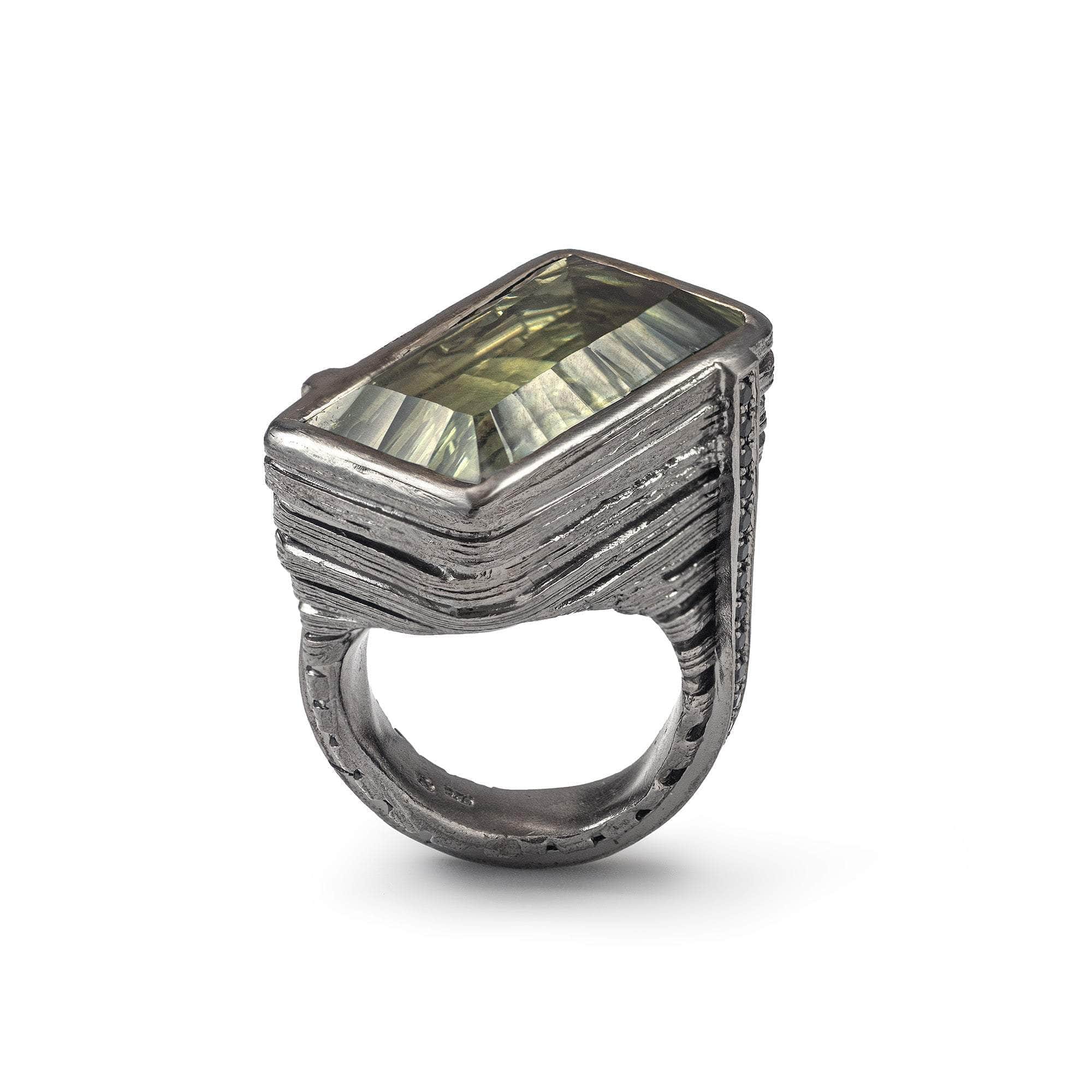 Lyrah Amethyst and Spinel Ring