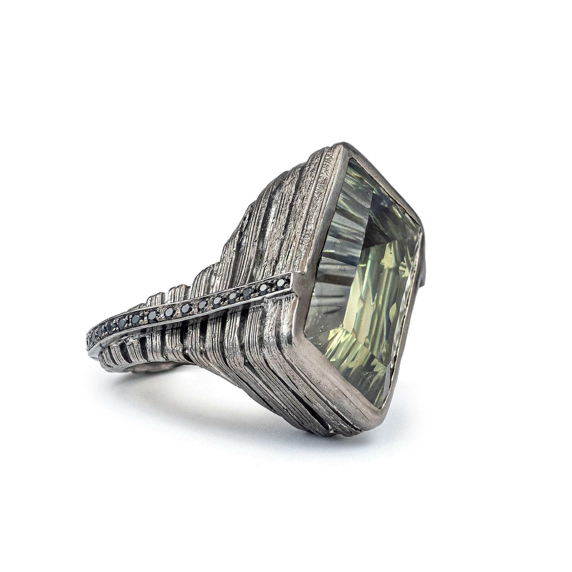 Lyrah Amethyst and Spinel Ring