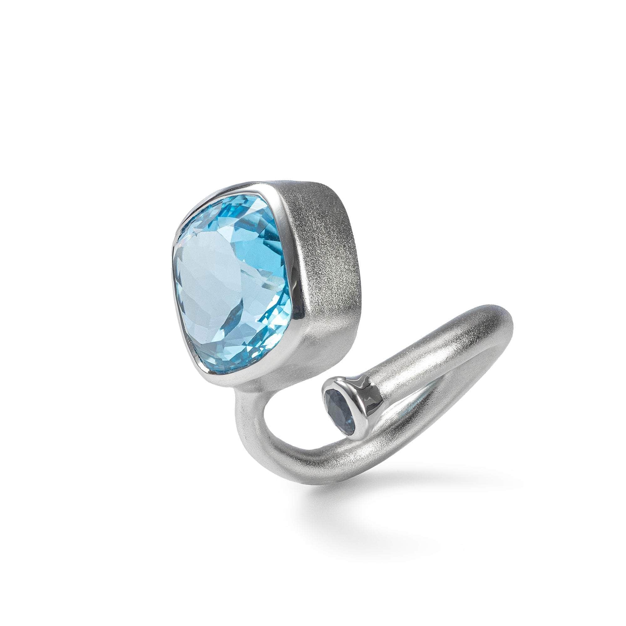 Hann Topaz and Sapphire Ring