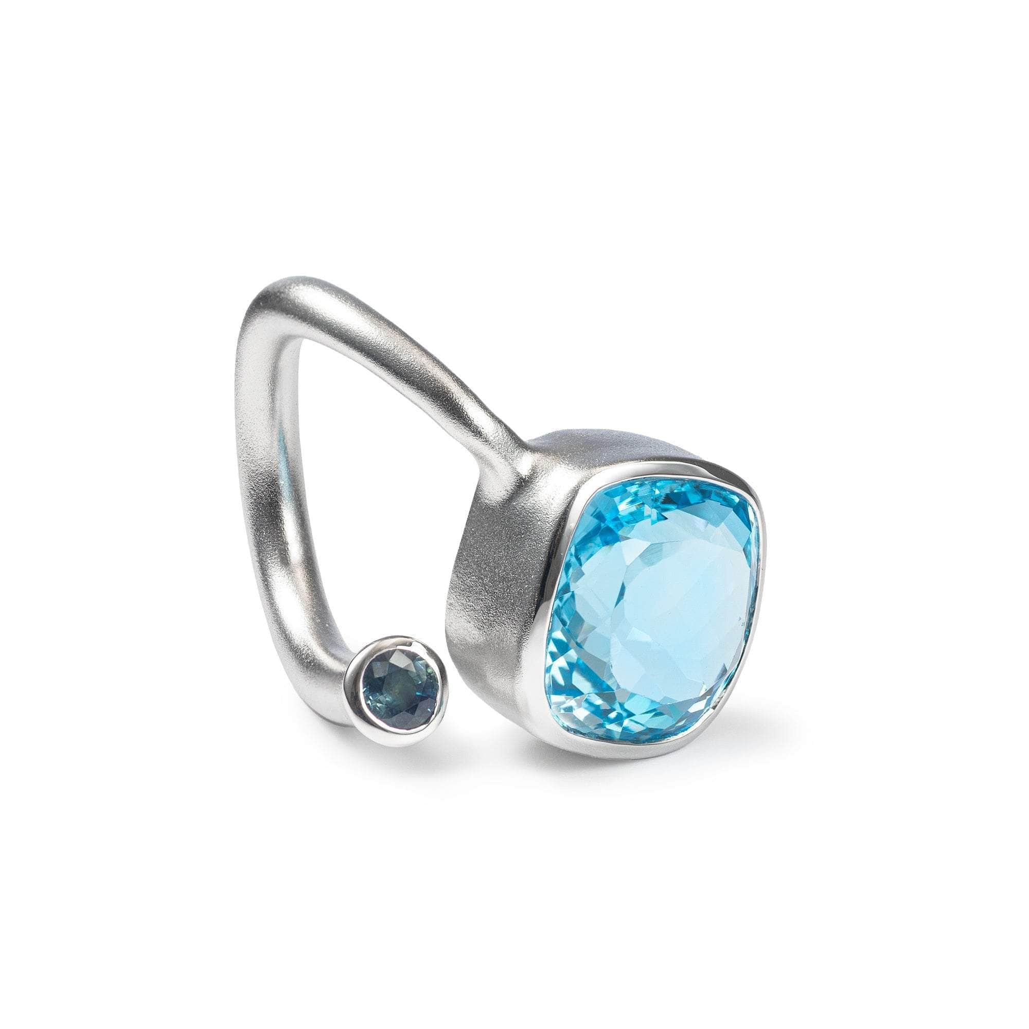 Hann Topaz and Sapphire Ring