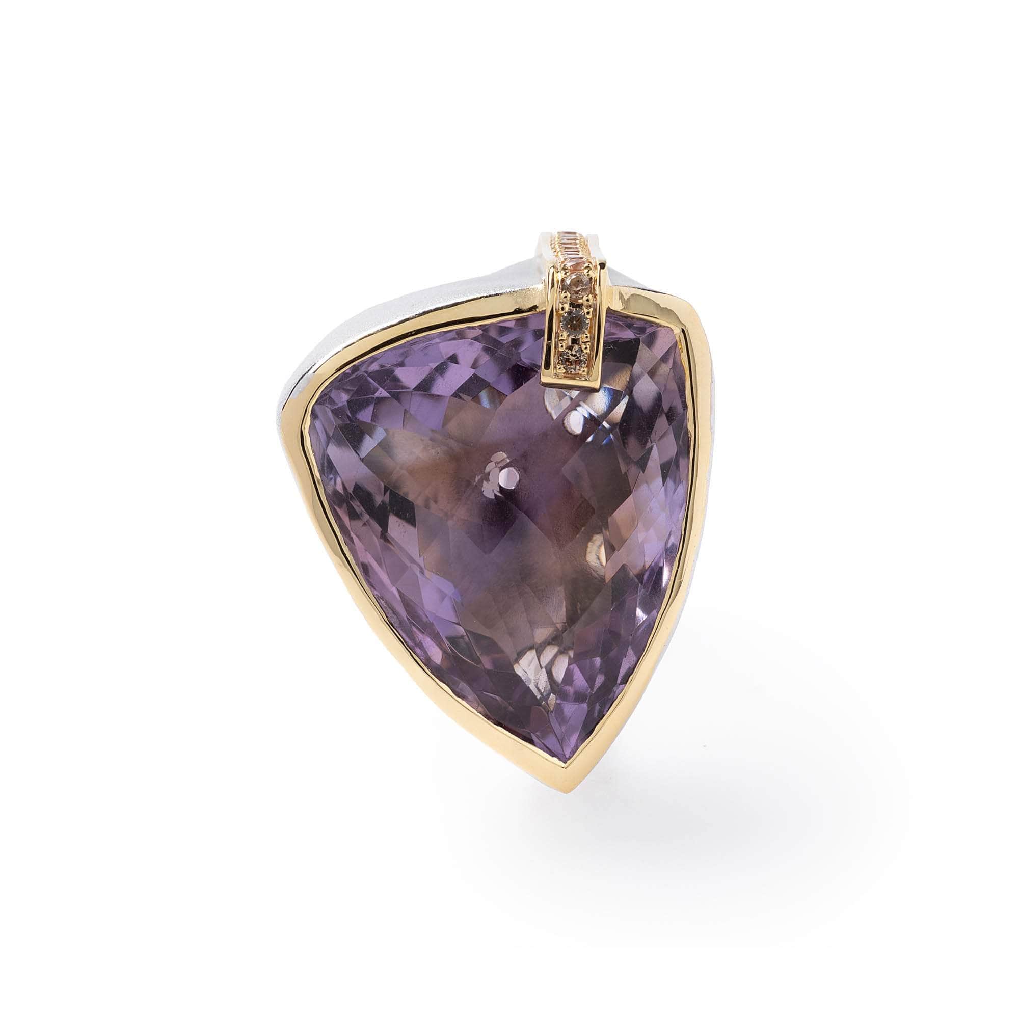 Audas Ametrine and Sapphire Ring