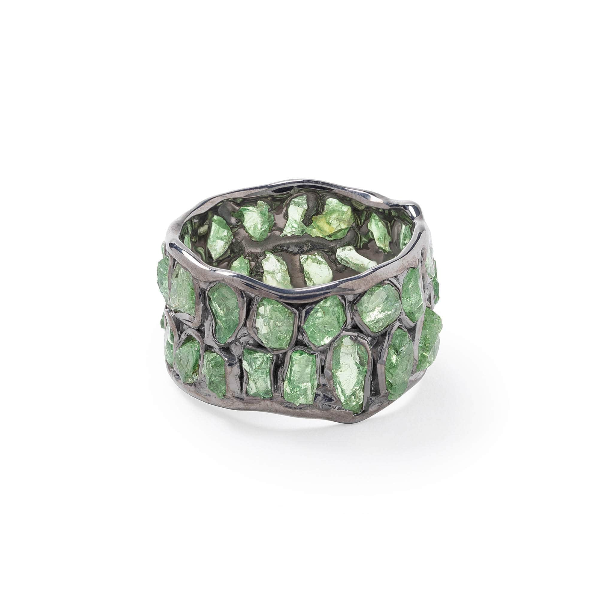 Desti Rough Tsavorite Ring