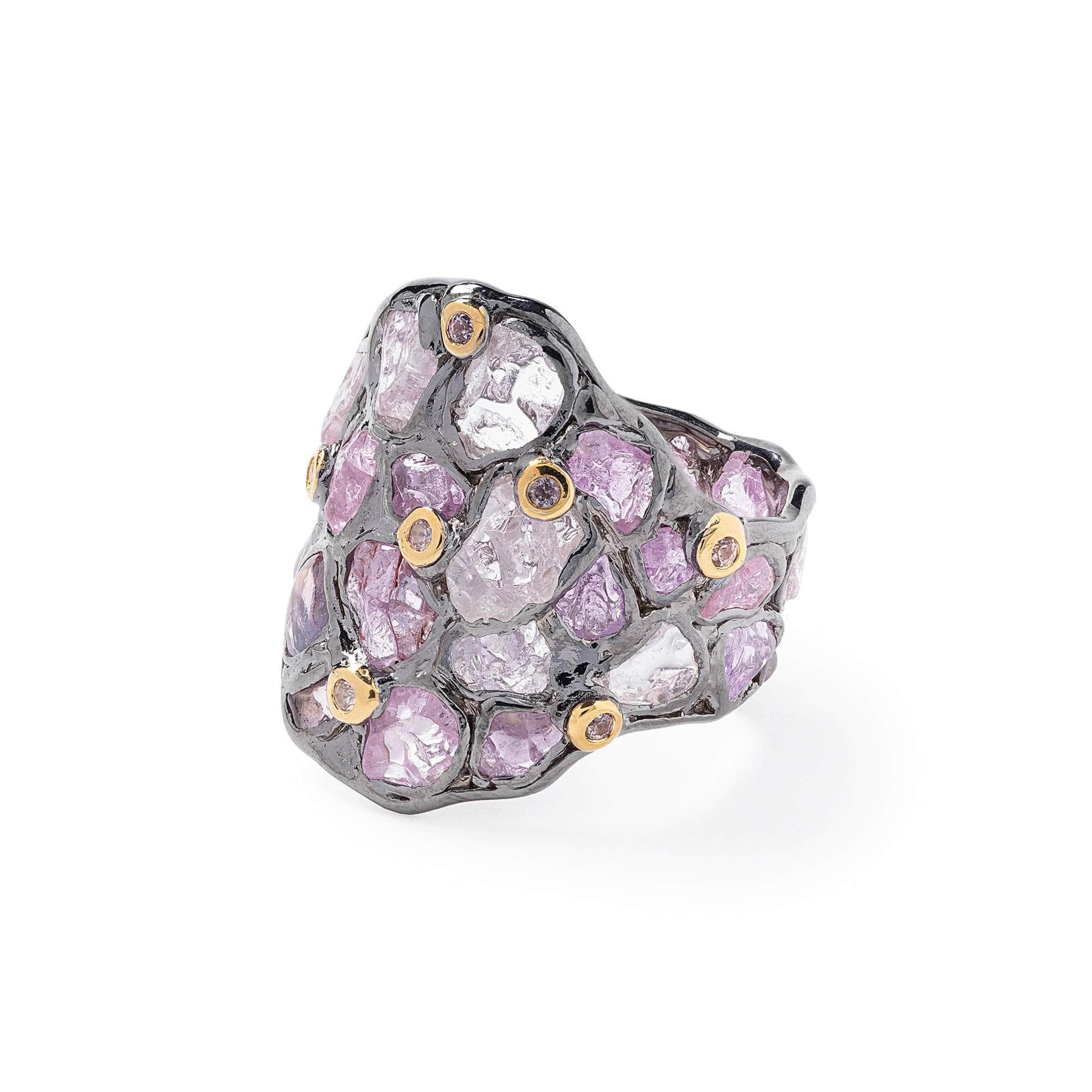 Ratra Rough Sapphire Ring