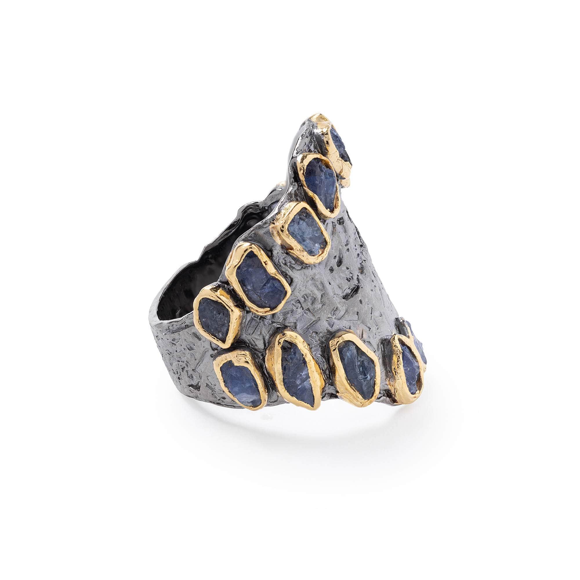 Flinn Rough Sapphire Ring