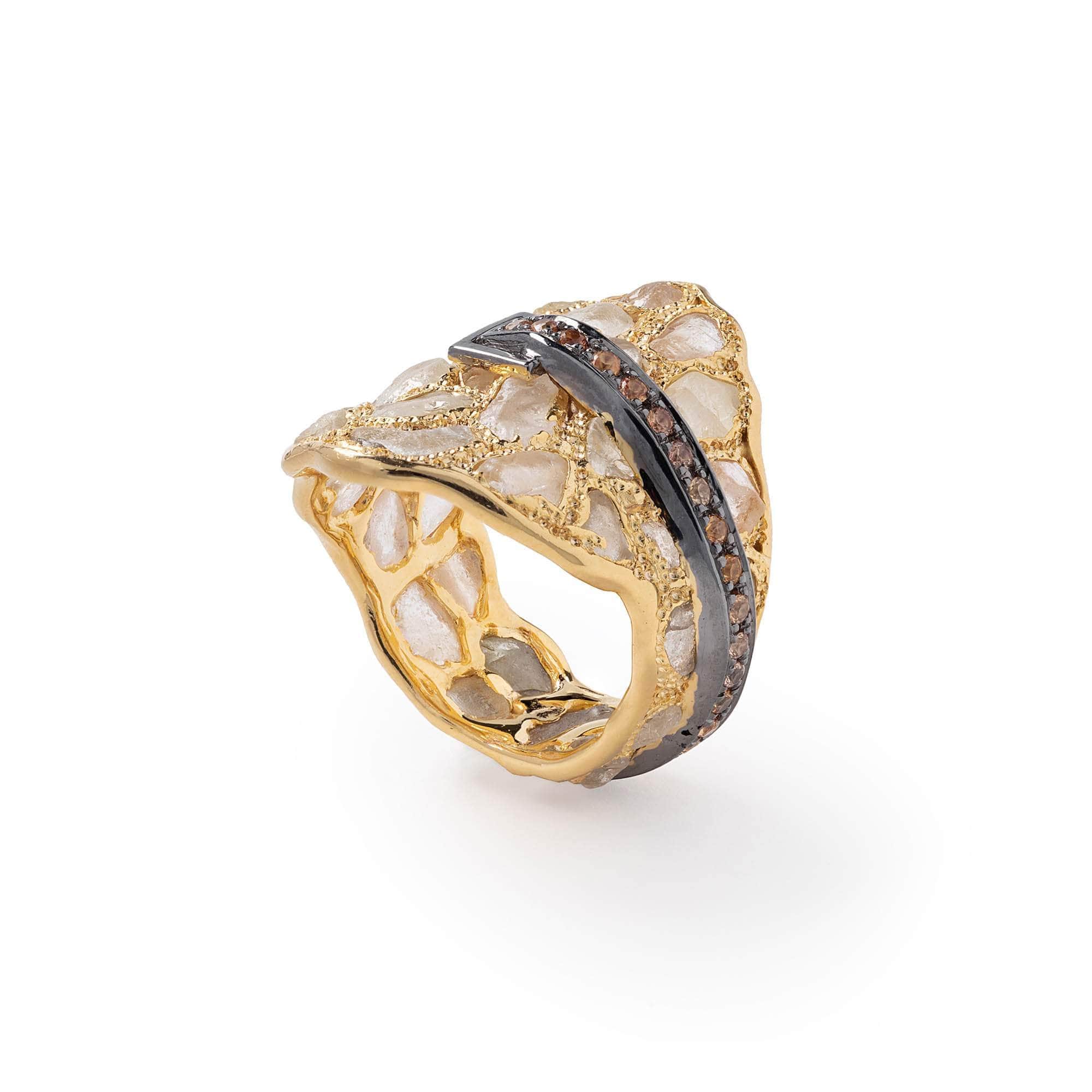 Enak Rough Sapphire Ring