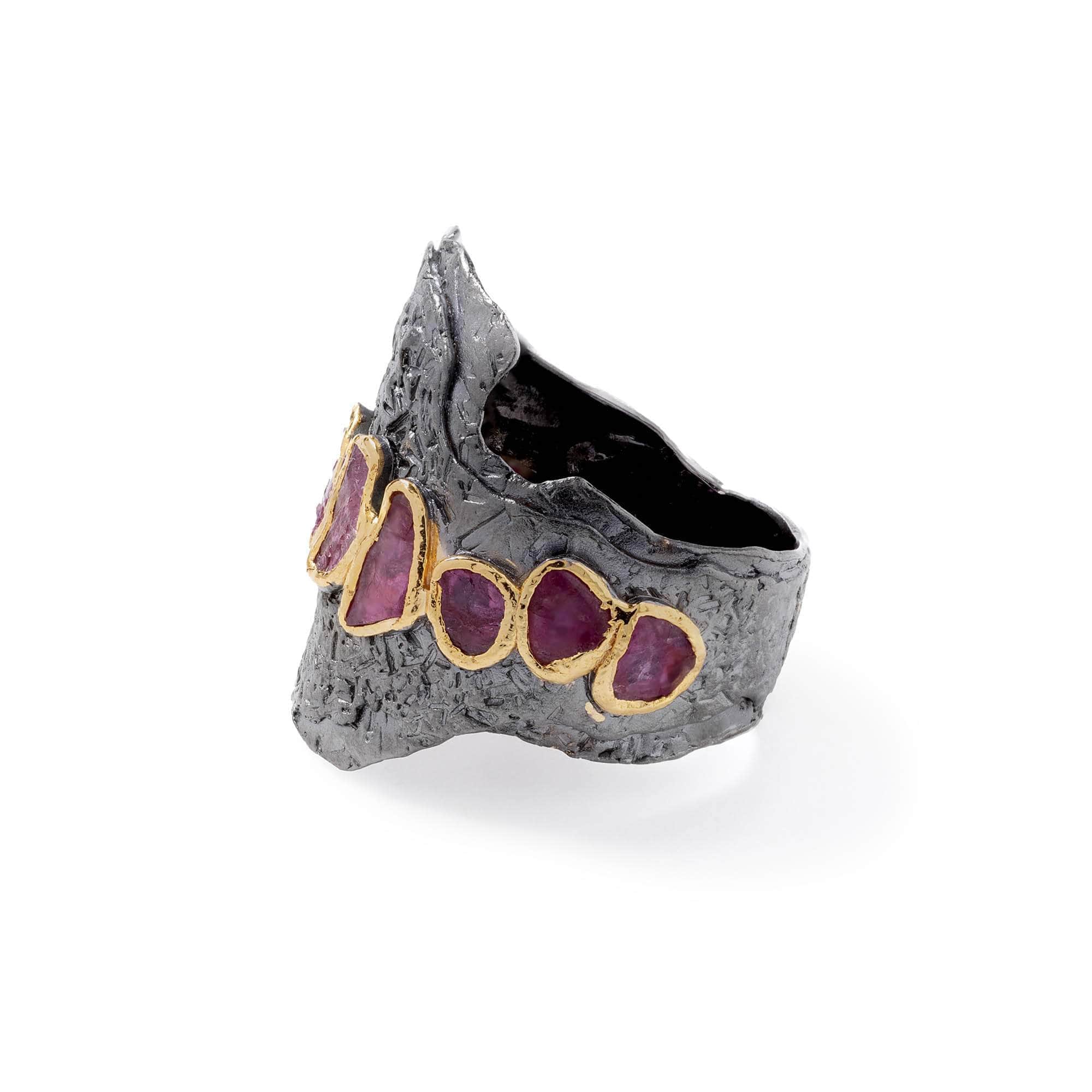 Kania Rough Ruby Ring