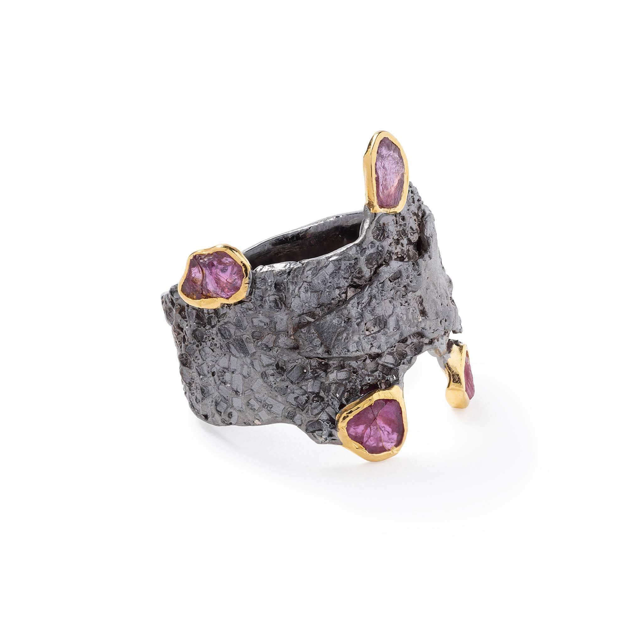 Inann Rough Ruby Ring