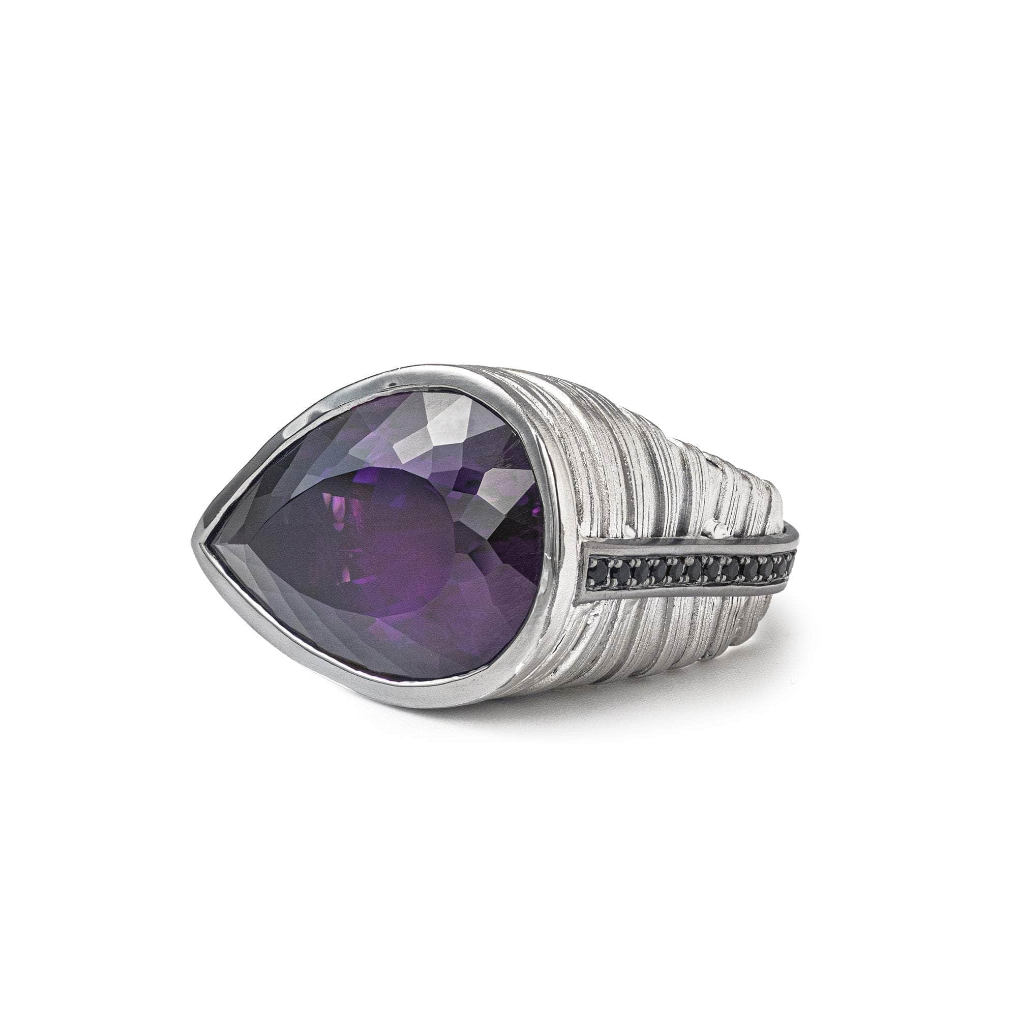 Cassius Amethyst and Spinel Ring