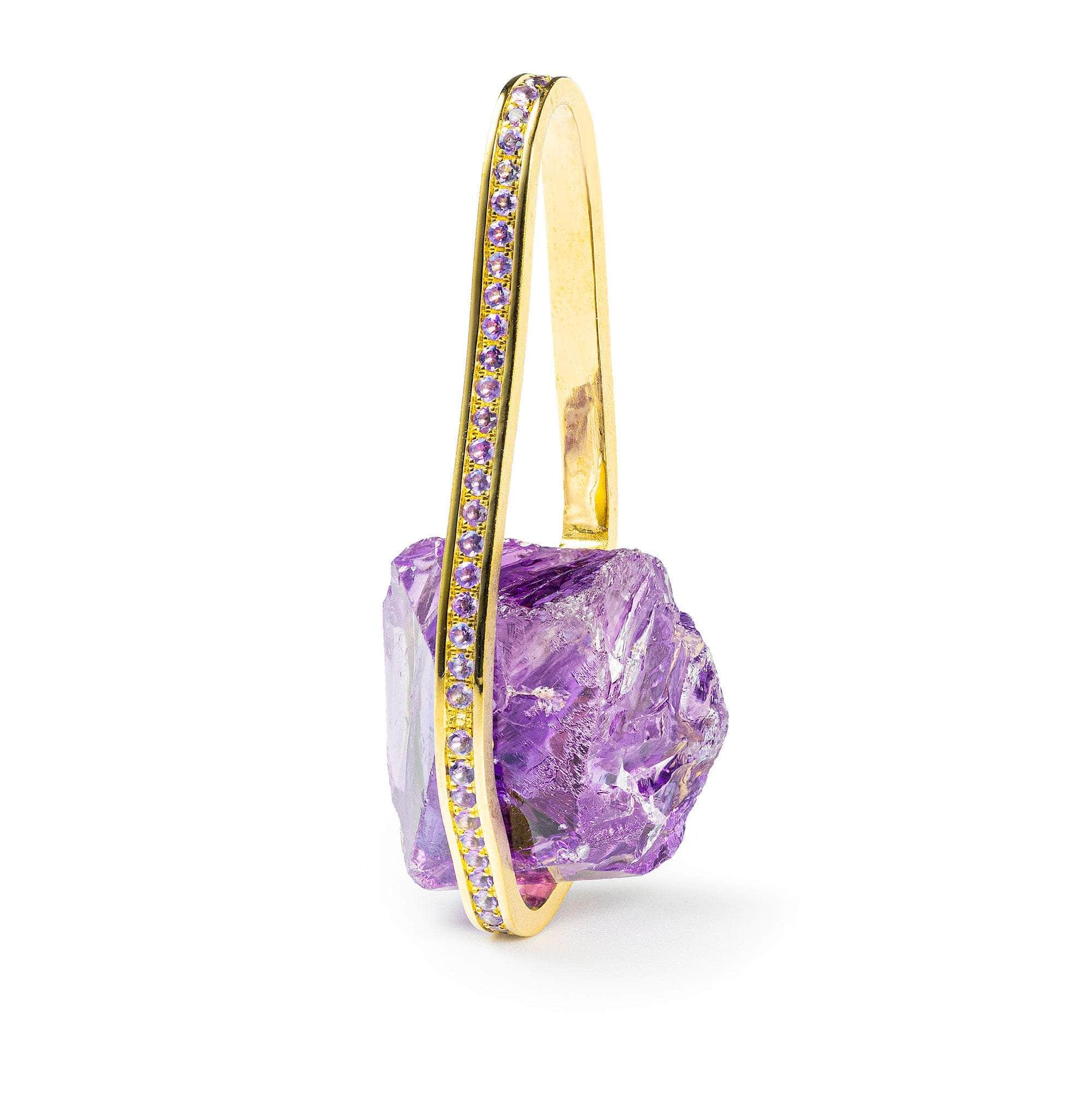 Morado Rough Amethyst Pendant