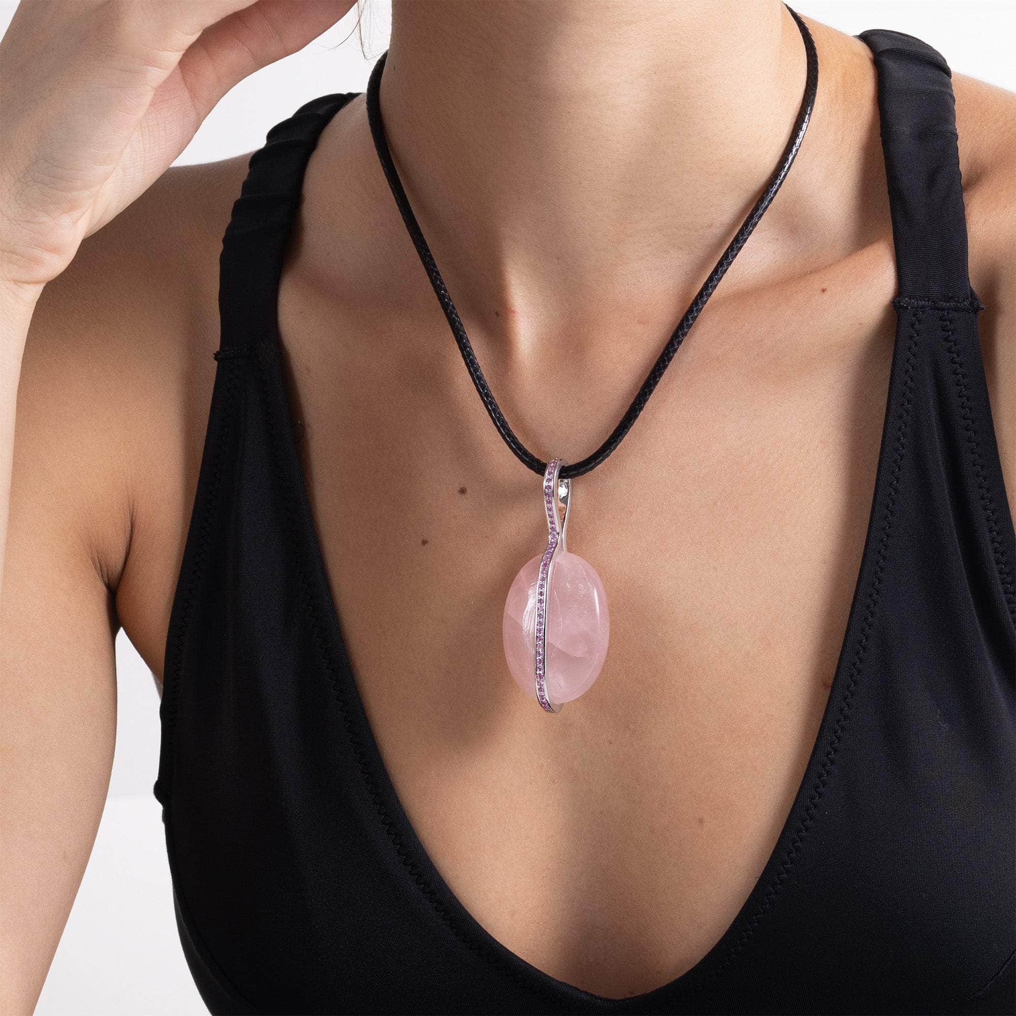 Seico Quartz and Sapphire Pendant