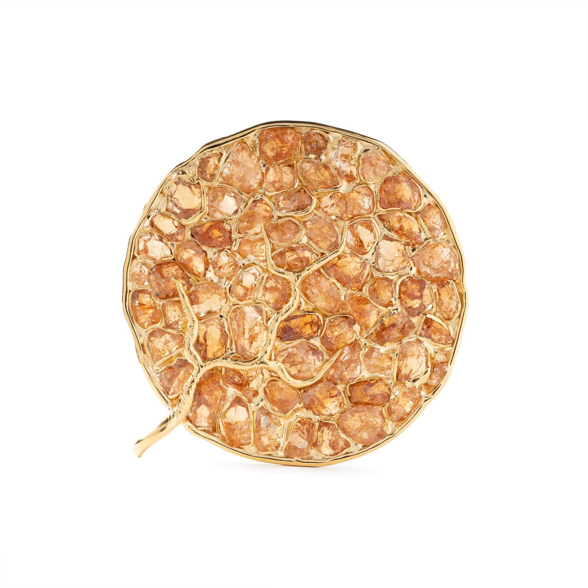Oshuri Rough Spessartine Garnet Pendant