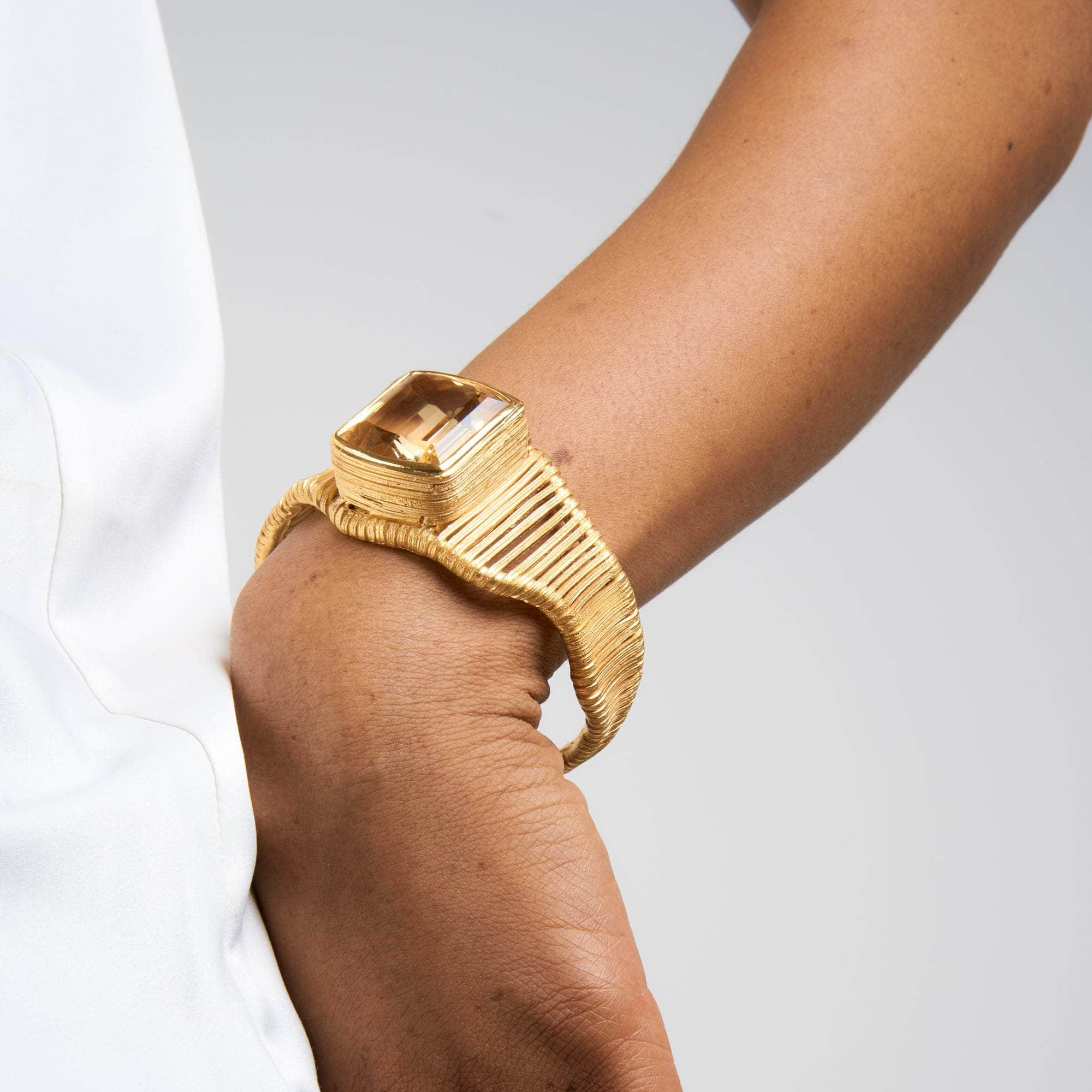 Venu Citrine Bangle GERMAN KABIRSKI