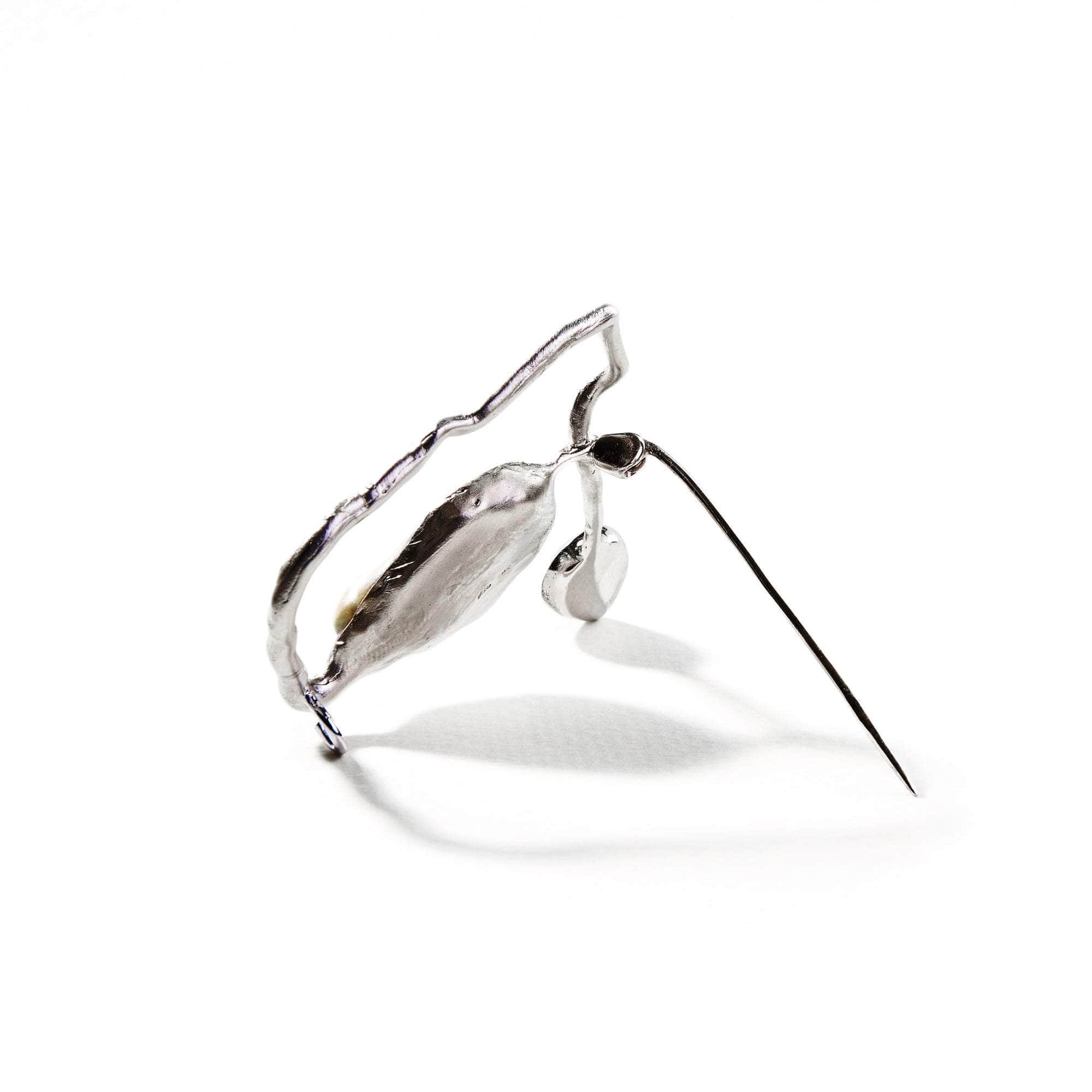 Manabe Baroque Pearl and Fluorite Brooch GERMAN KABIRSKI