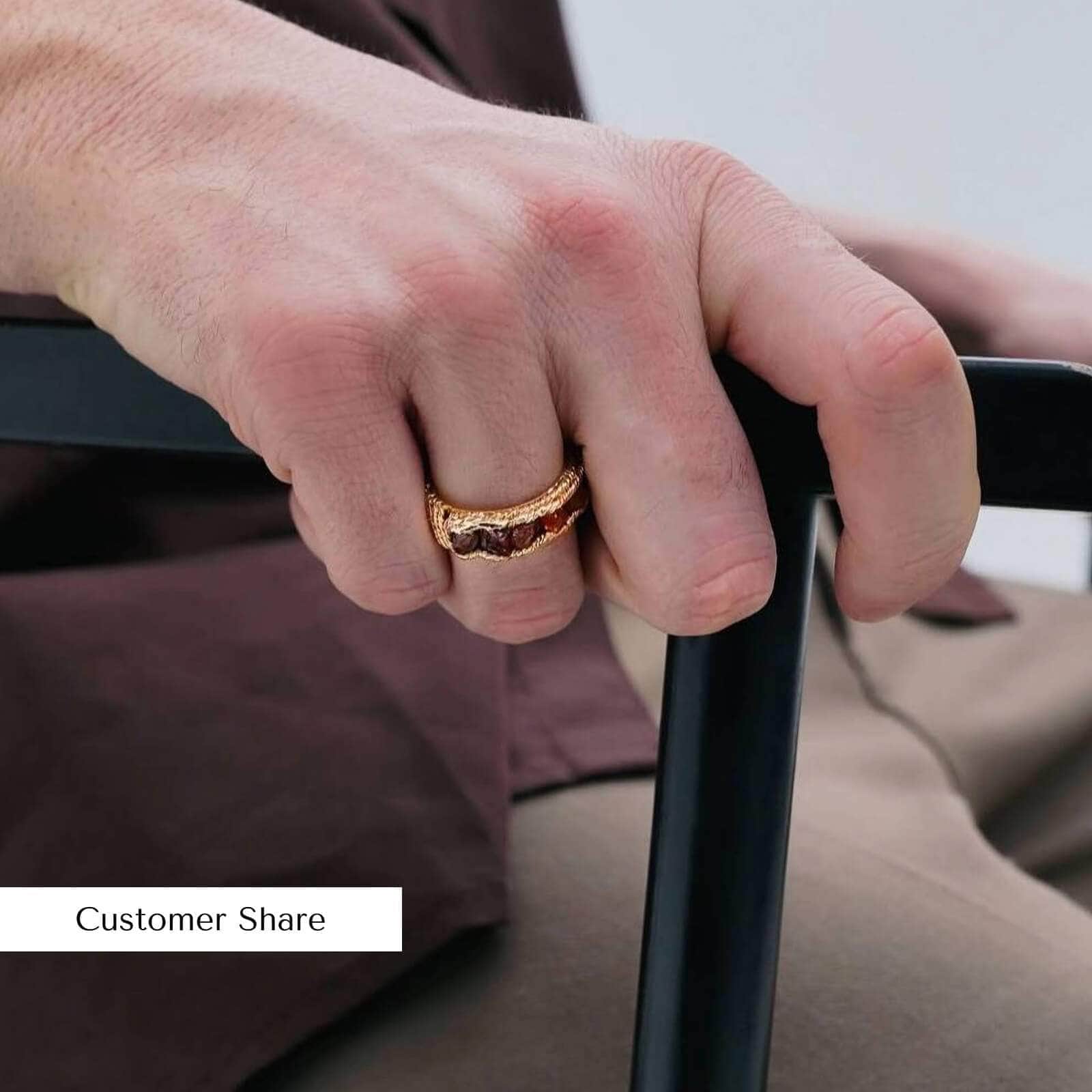 Elstara Spessartine Garnet Ring