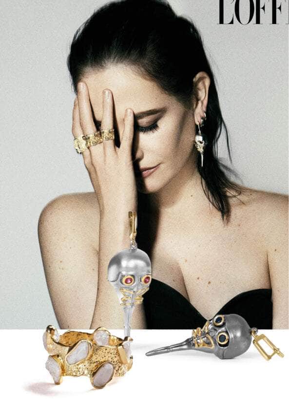 wearing German Kabirski Jewelry