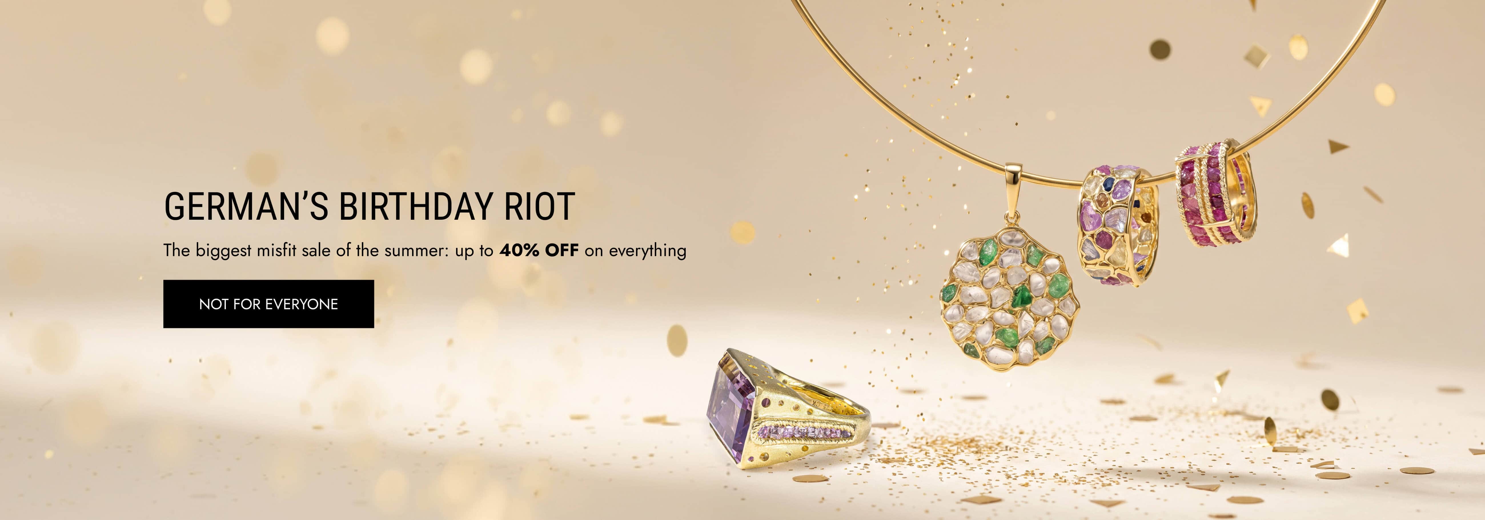 german's birthday jewelry offer