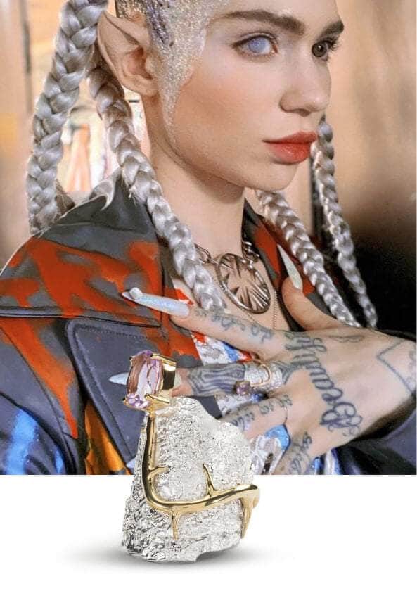 wearing German Kabirski Jewelry