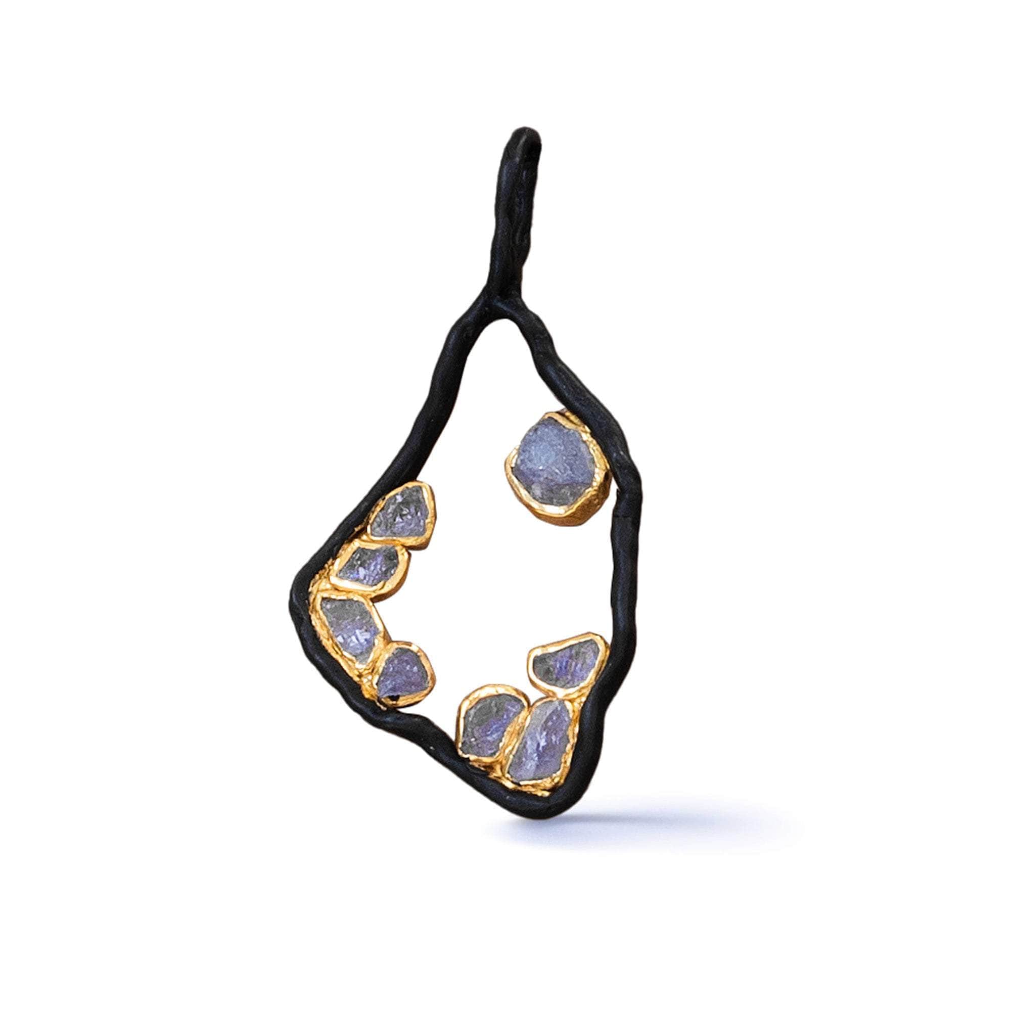 Rigel Rough Tanzanite Pendant