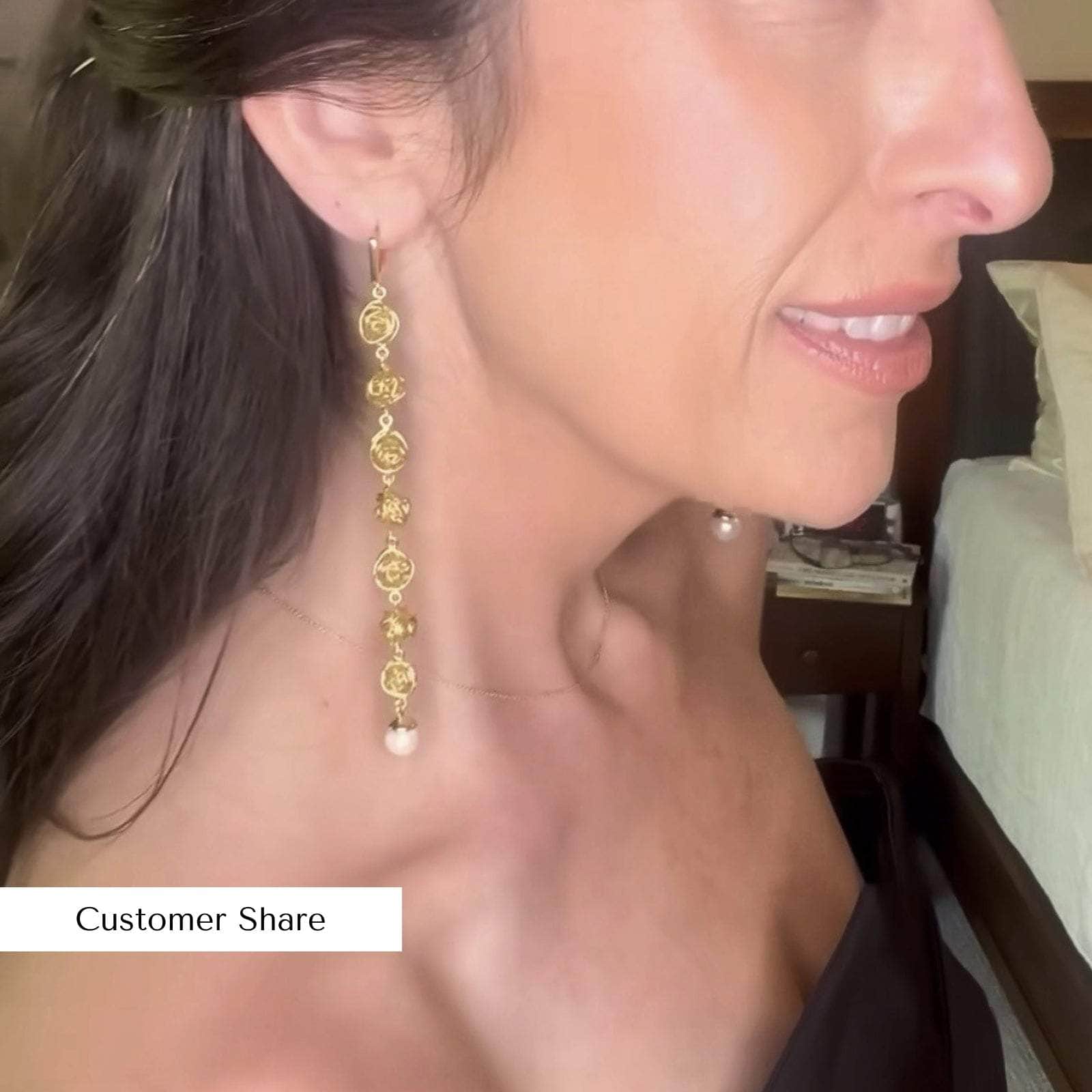 Skal Pearl Earrings GERMAN KABIRSKI