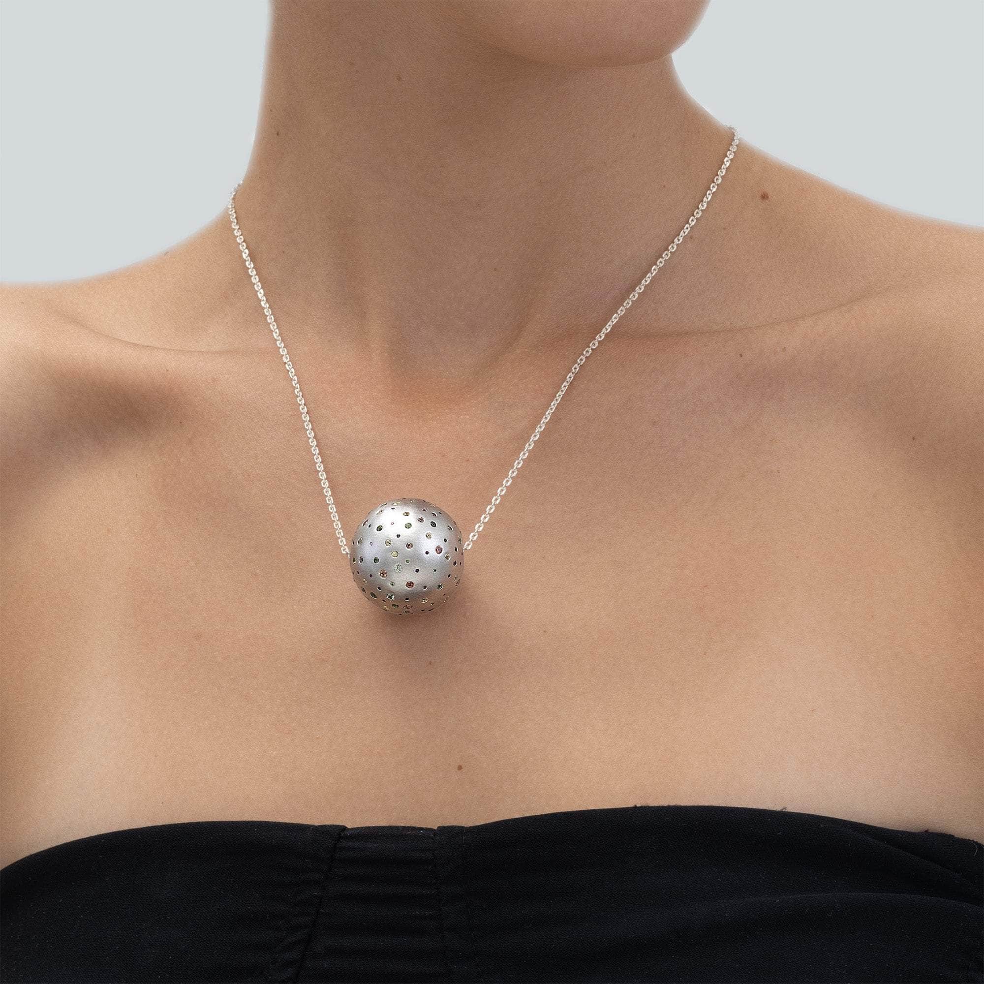 Orbis Mixed Sapphire Necklace GERMAN KABIRSKI