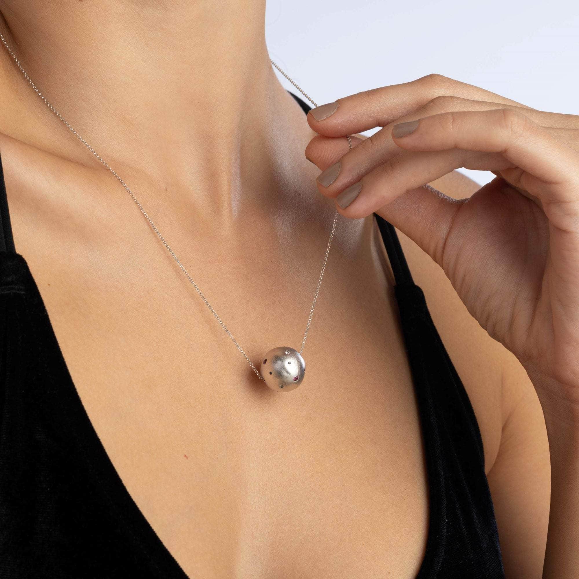 Orbis Sapphire Necklace