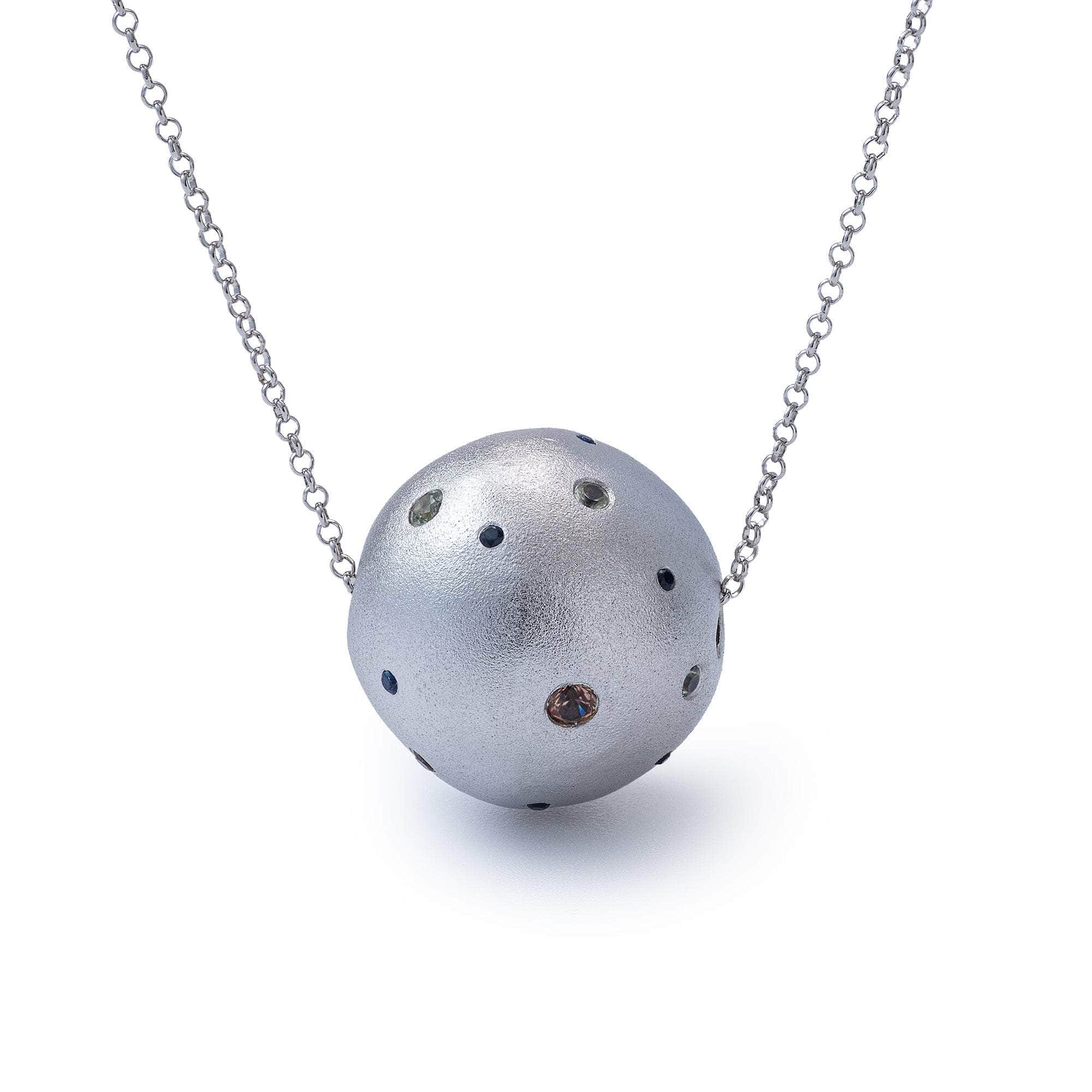 Orbis Sapphire Necklace