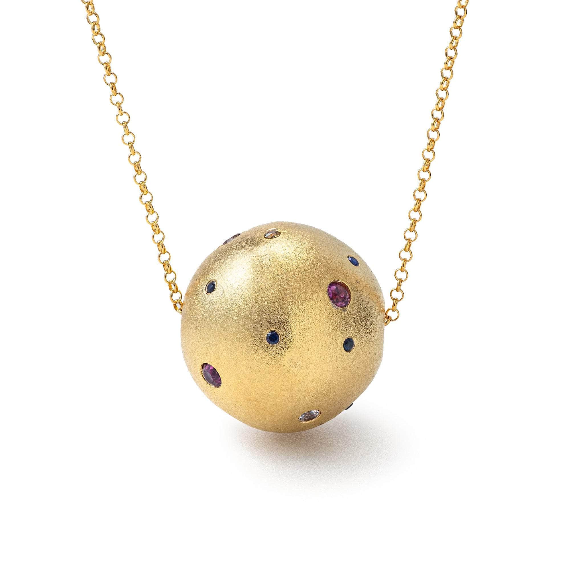 Orbis Sapphire Necklace