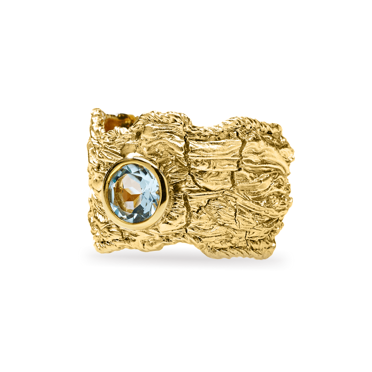 Althea Ring Custom Gems: Topaz, Amethyst, Peridot, Rhodolite, Citrine in Gold