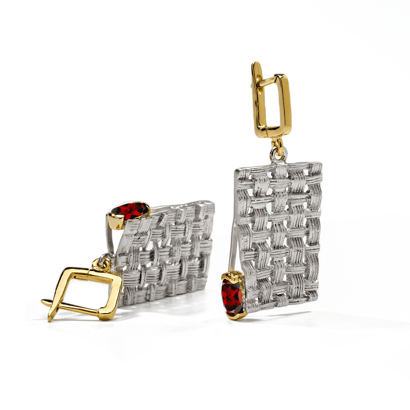 Accalia Earrings Personalized & Co-Designed with Custom Options: Sapphire, Chrome Diopside, Peridot, Citrine, White or Black Rhodium, Gold